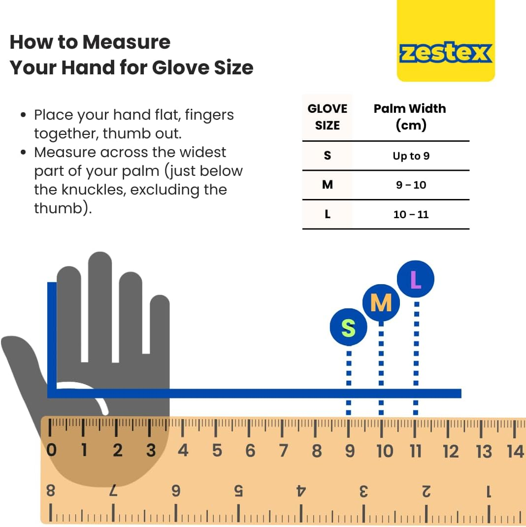 Nitrile Personal Care, Latex-Free & Powder-Free, Non-Sterile Food Safe Multi Purpose Disposable Glove, White, Medium, Case/100 image number 4