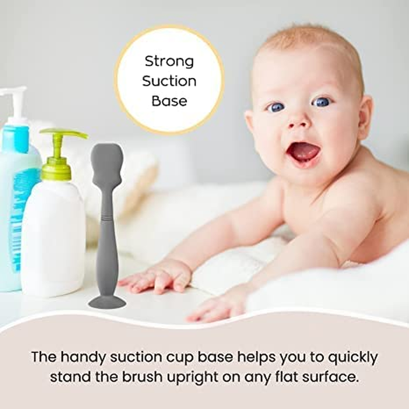 Baby Brush Diaper Applicator,3Pcs Baby Bum Applicator Baby Diaper Rash Cream Applicator Baby Cream Spatulas,Silicone Diaper Cream Applicator,Baby Diaper Cream Applicator,Diaper Rash Cream Applicator image number 1