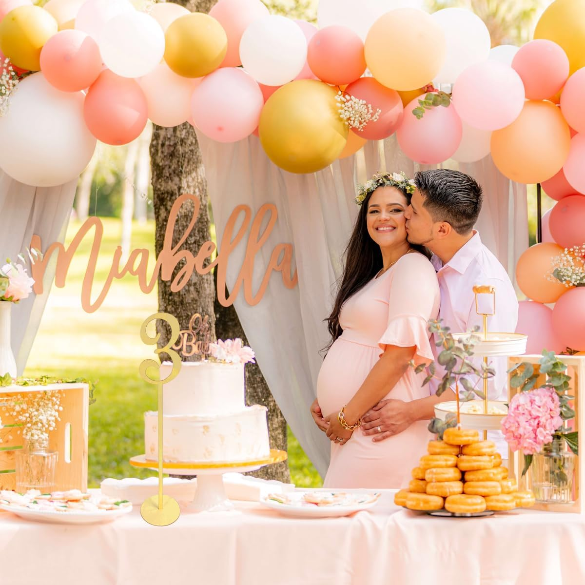 NILLOS Wood Table Numbers, 20 PCS Numbers Wood Wedding Table 1 to 20 with Sturdy Holder Base for Birthday Party, Banquet, Home Decoration (Height 35 Cm/13.77 In) image number 1