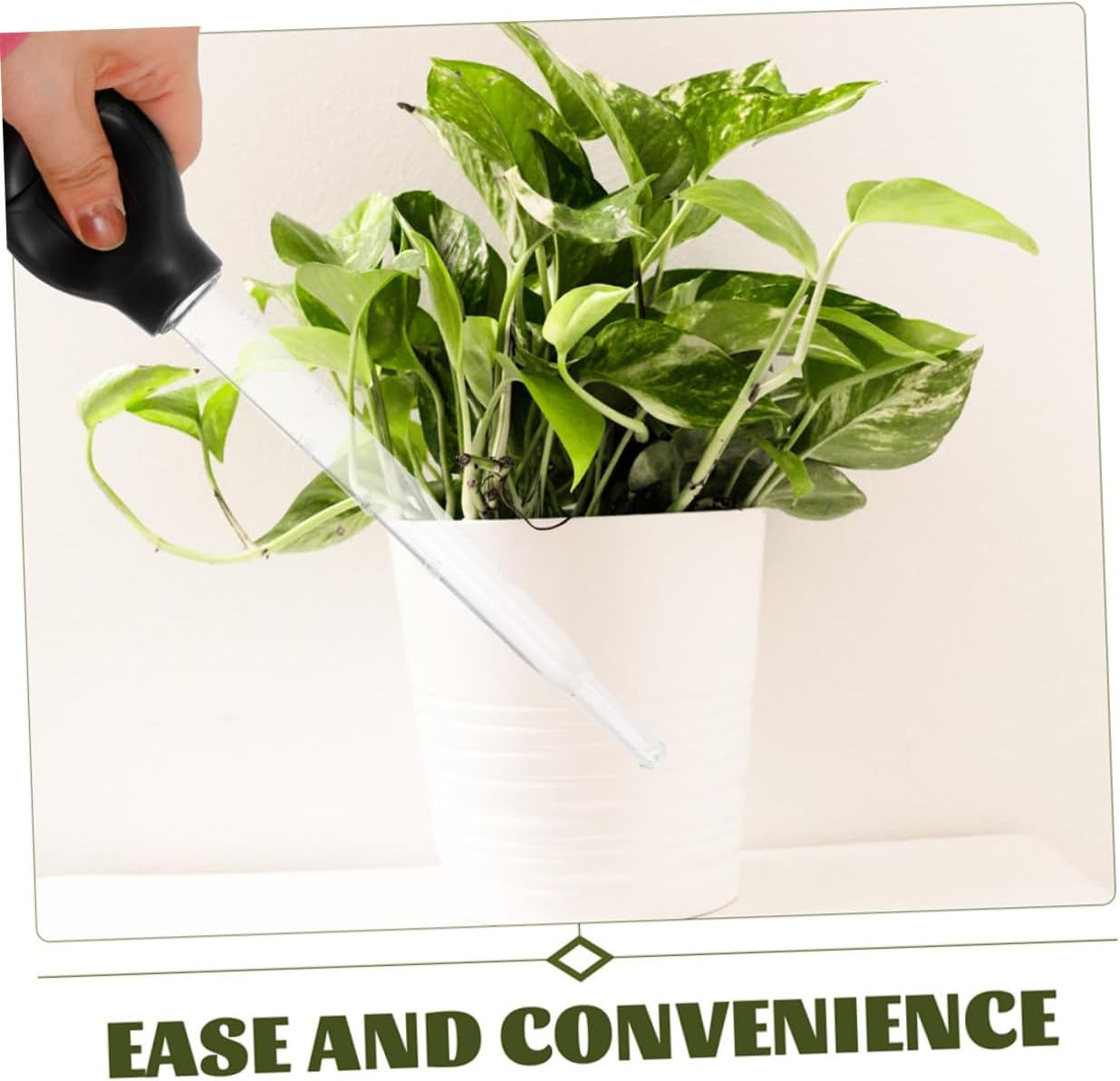 Plant Saucer Water Absorber and Water Tool Gardening Equipment Plastic Sturdy Suck Tube 3Pcs Set for Convenient and Use in Gardening image number 4