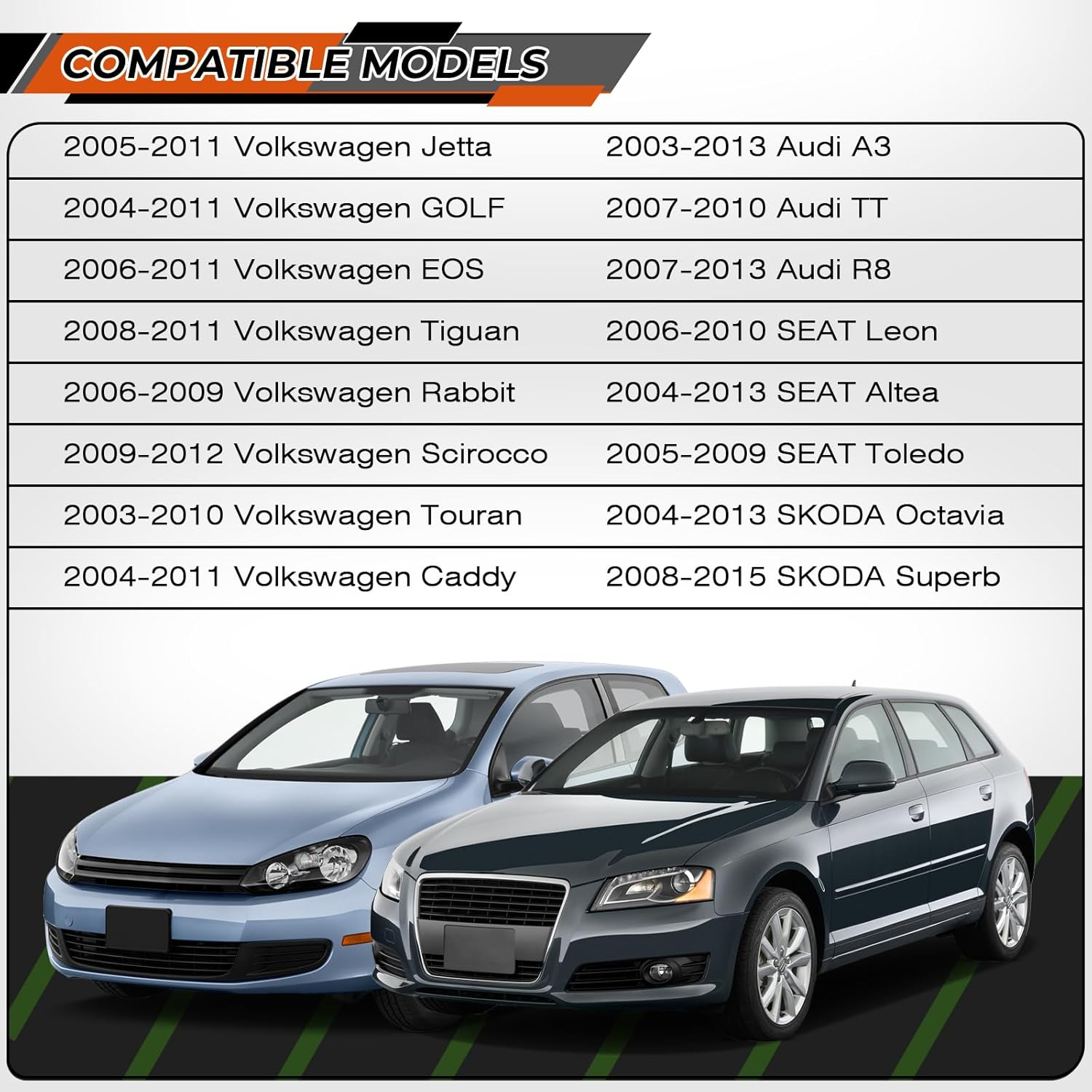 Ignition Switch Kit Lock Cylinder for Volkswagen VW Golf Jetta 2005-2011 MK5 Audi A3 2003-2013 R8 Replace 1K0905851B 1K0905865 5Q0905865A Ignition Lock Cylinder with Key Ignition Switch image number 2