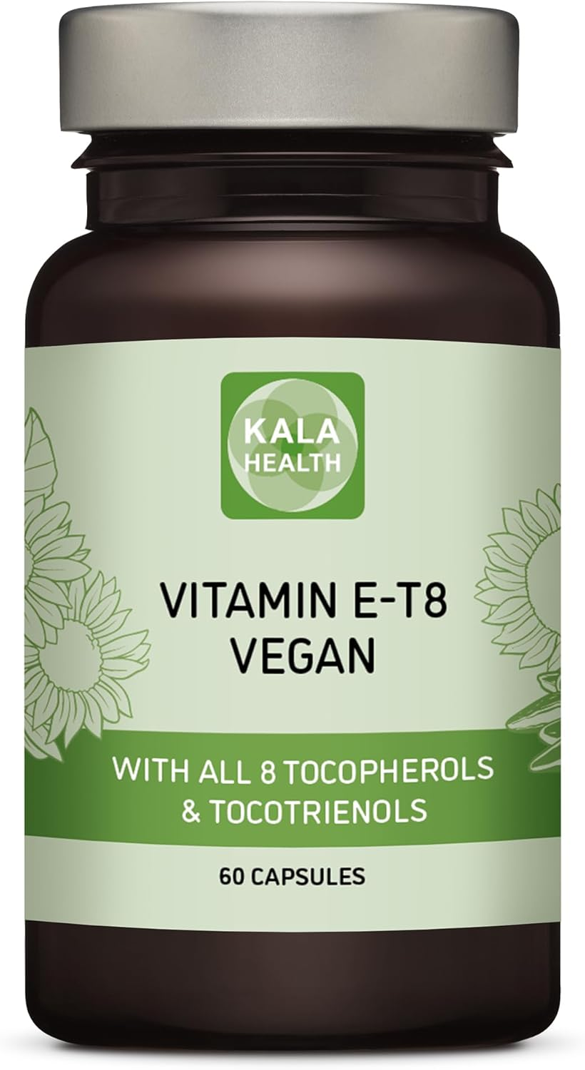 Kala Health Unique Vegan Formula with All 8 Tocopherols and Tocotrienols Vitamin E&ndash; 400 IU Contains No Pah&rsquo;S, Heavy Metals, Contaminants or Preservatives - Certified Sustainable - Hair, Scars and Skin image number 1