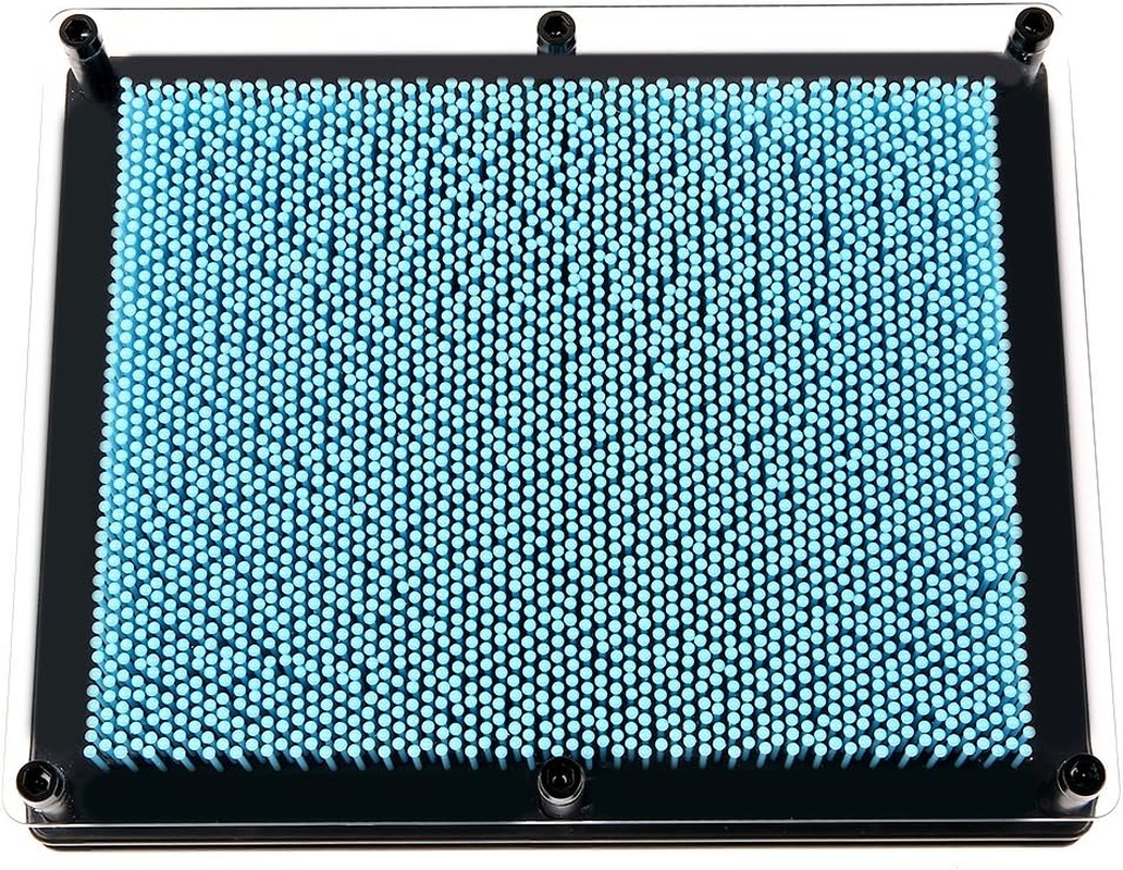 3D Pin Art Board - Extra Large 10" X 8" Impression Sculpture for Kids and Adults - Hand Mold Board Gift - Light Blue image number 6