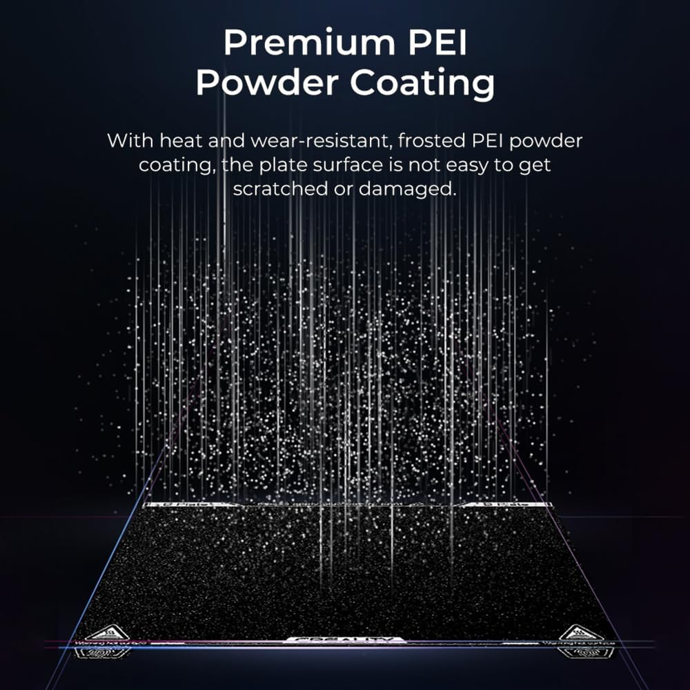 GUYOS K1 PEI Build Plate 235X235Mm-Without Soft Magnetic Easy Model Removal Suitale For/Pro/Ender-5 / K1 / V3 SE and Compatible with FDM 3D Printers with A