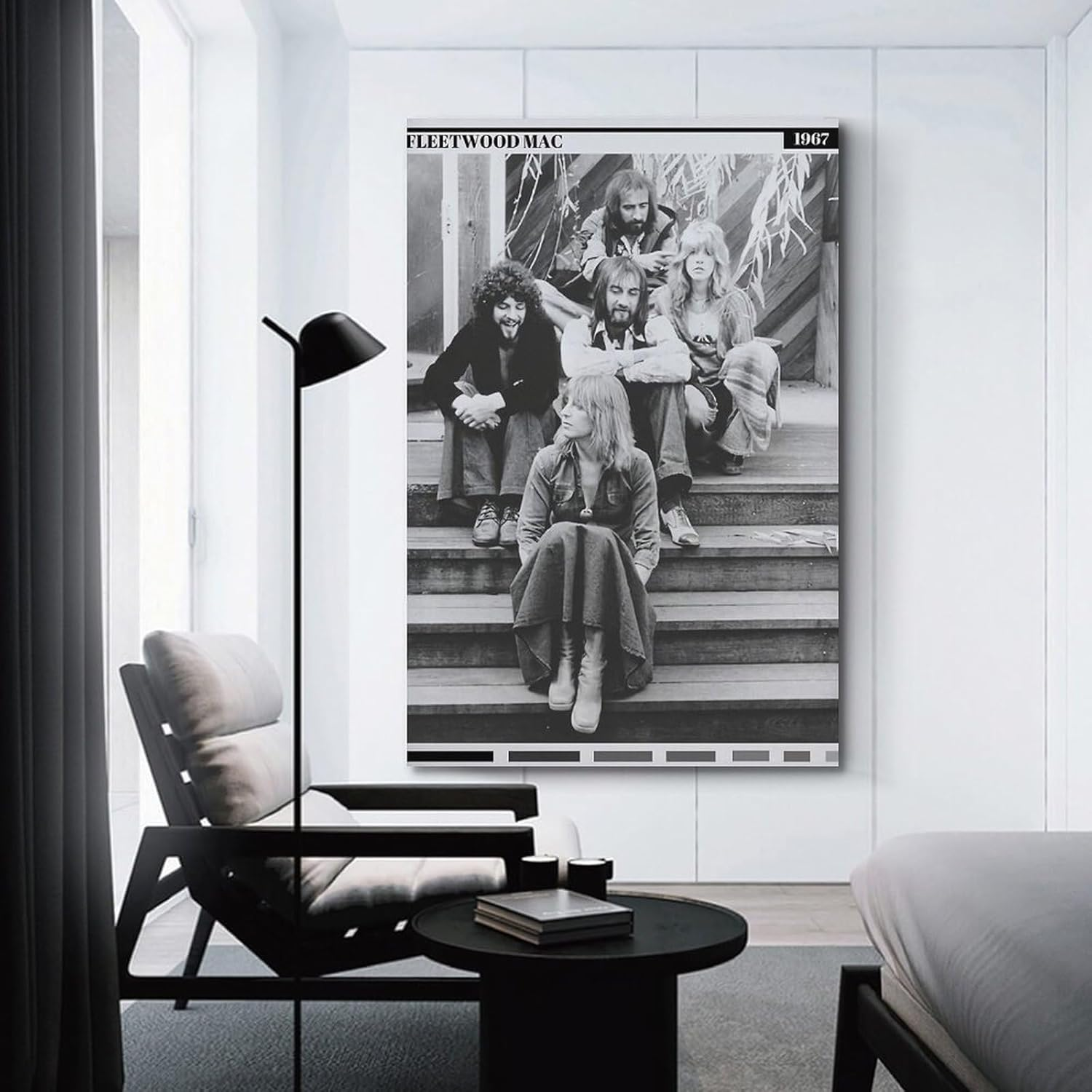 Fleetwood Mac Vintage Poster Canvas Painting Wall Art Picture Home Decor Print for Bedroom Living Room Dorm Study Bar Office 12X18Inch(30X45Cm) image number 2