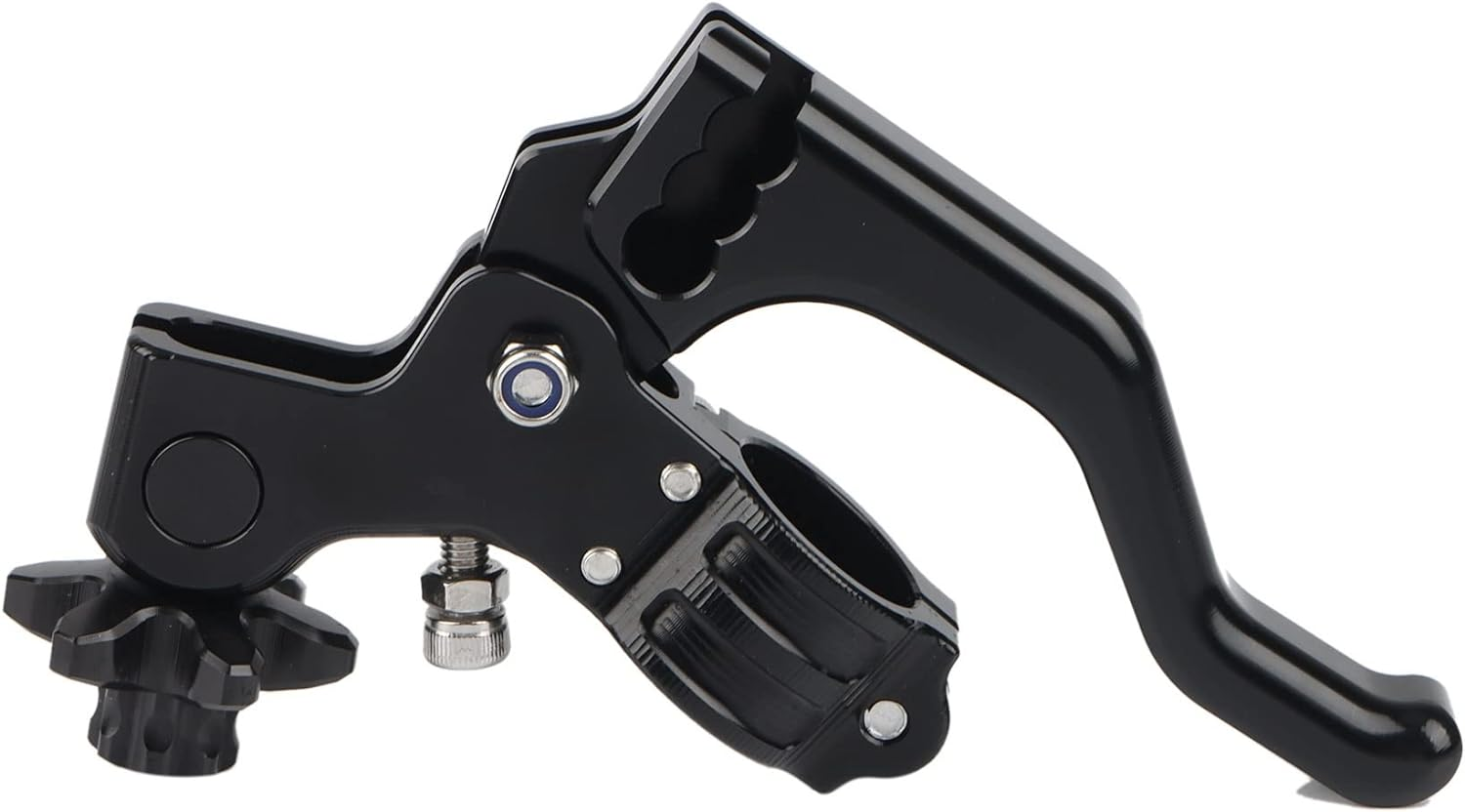 Jingfei Motorcycle 22Mm Stunt Clutch Lever Short Performance Cable Easy Pull Left Lever for Grom Rm125(Black)