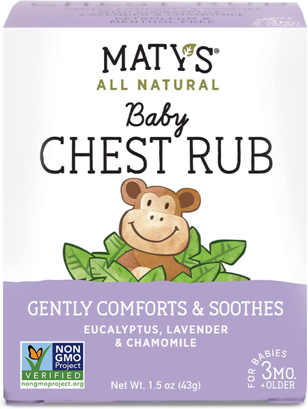 Matys All Natural Baby Chest Rub, 1.5 Ounce image number 3