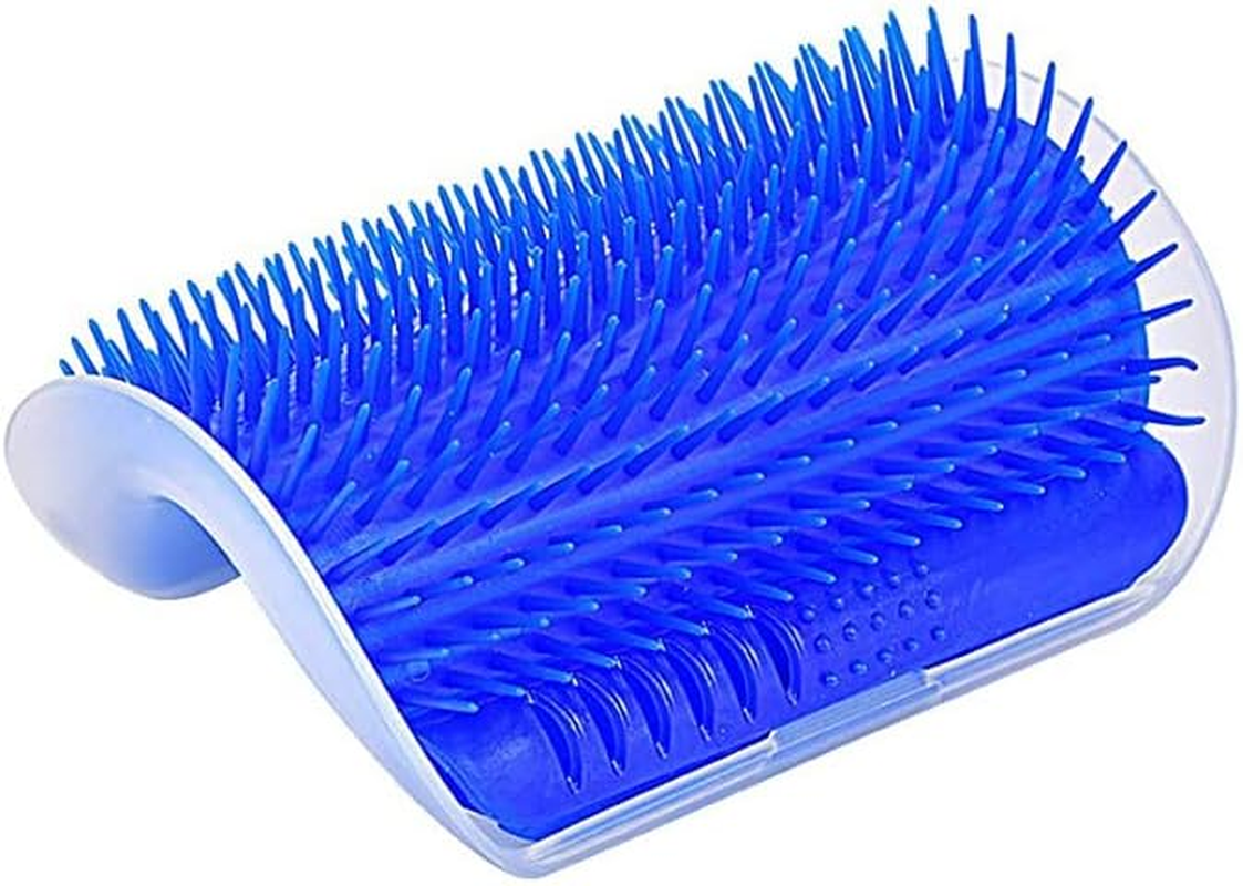 Cat Self Massage Scratcher Brush Comb Wall Corner Cat Scratching Post Comb Toya (Grey)