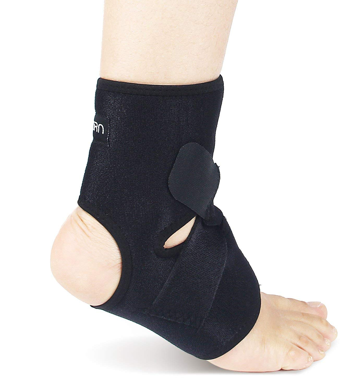 Ankle Brace & Achilles Tendon Support Sleeve | Adjustable One Size Fits All Ankle Support Wrap for Plantar & Achilles Support | Breathable Neoprene Tendinitis Ankle Brace by Astorn image number 4