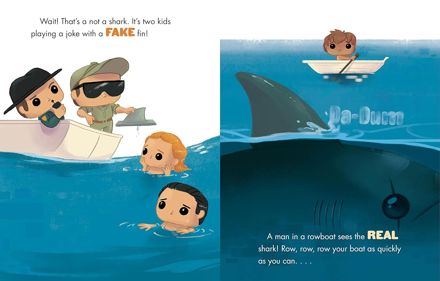 LGB JAWS: Big Shark, Little Boat! a Book of Opposites (Funko Pop!) image number 2
