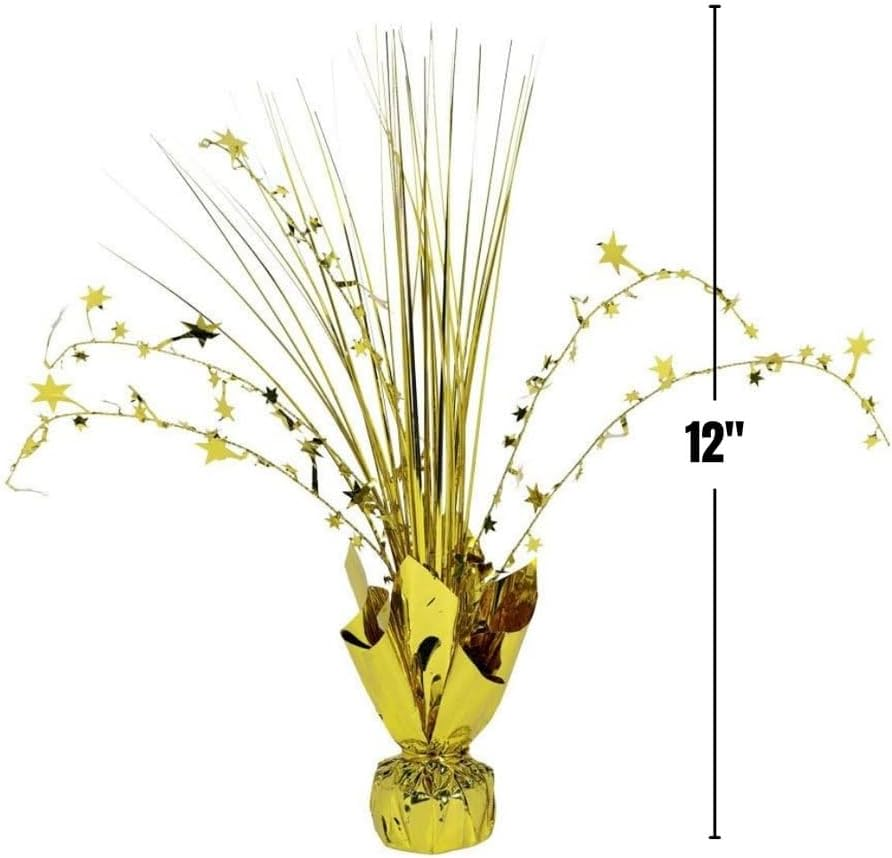 Foil Spray Centrepiece - Gold image number 3