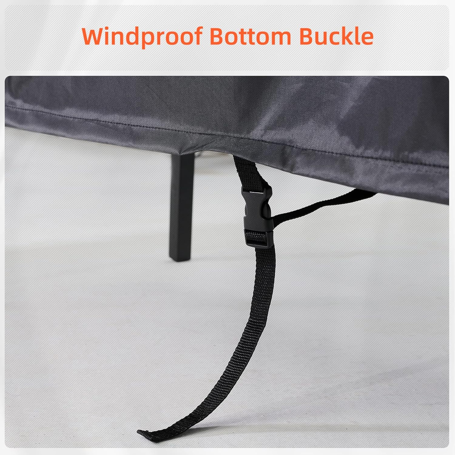 Griddle Cover for Blackstone 22'' Griddle with Hood Lid and Stand, Waterproof Windproof BBQ Grill Cover with Buckle, Griddle Accessories for Blackstone (Cover Only) image number 6