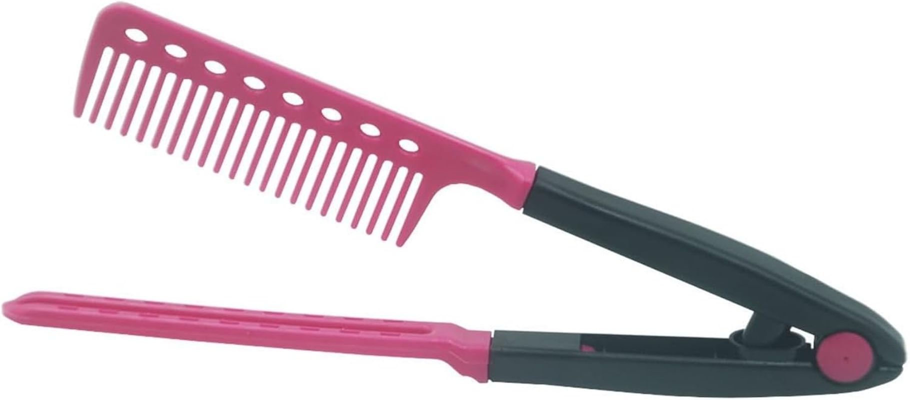 3PCS V-Shaped Hair Straightening Comb Set &ndash; Plastic DIY Salon Styling Combs for Professional & Home Use, Hair Brush Combs for Straightening, Styling & Blow Drying image number 4