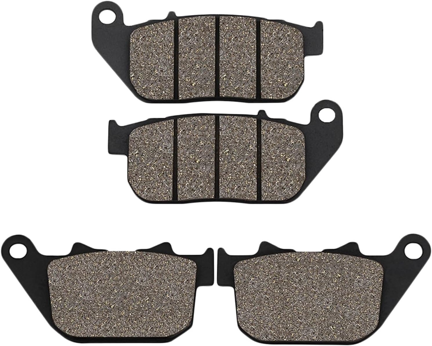 Motorcycle Front Rear Brake Padsf, for Harley, XL50 L883 Iron XL 883 Sportster Custom XL1200 XL 1200 XL1200V XL1200X 48 Forty Eight Brake Pads(Rear)