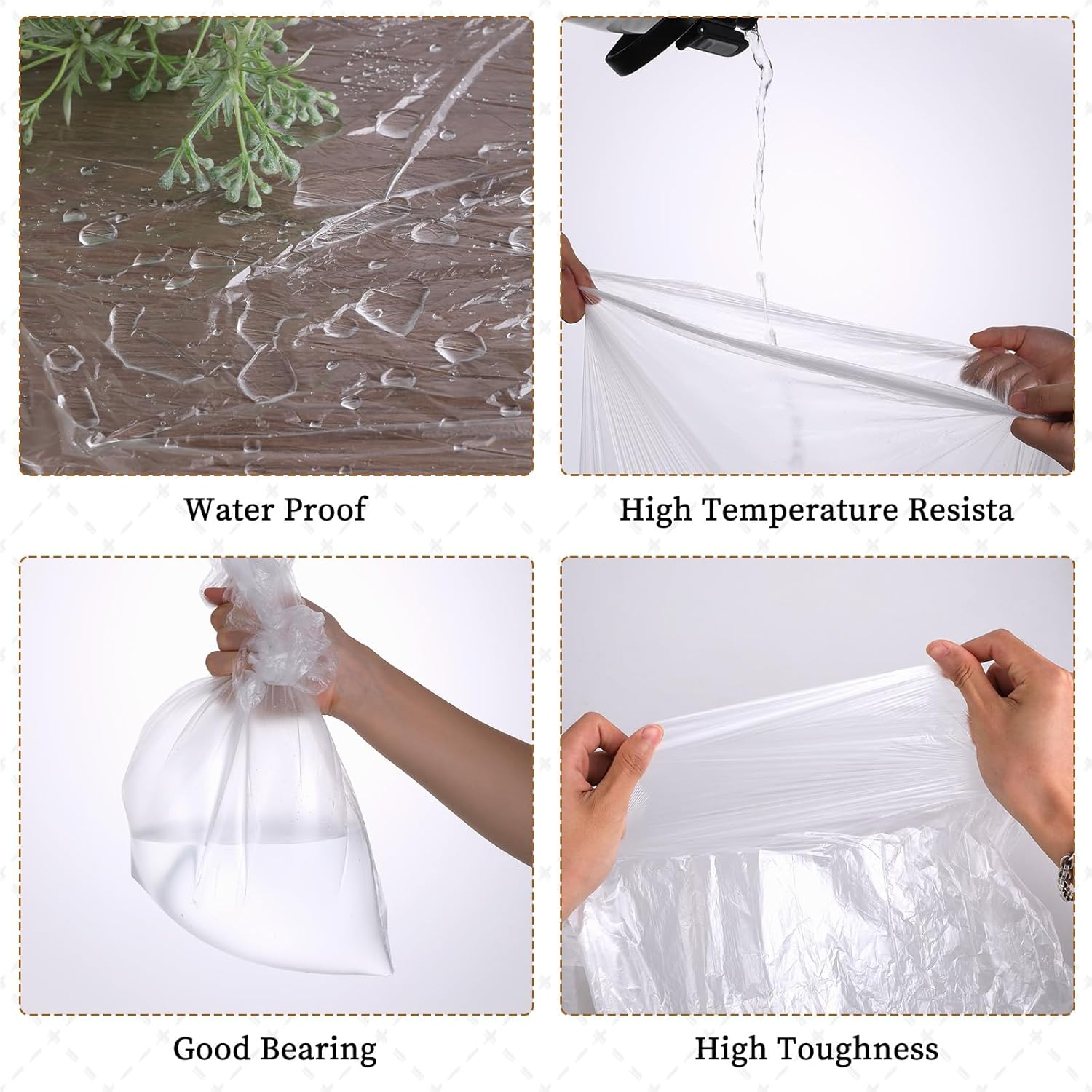 Molain 80Pcs Disposable Foot Tub Liner, Portable Bath Basin Bags Clear Plastic Single Use Foot Spa Liners Thin Large Foot Bath Liners for Foot Soak Bath Pedicure Spa Hotel Home Use 26 X 22 Inches