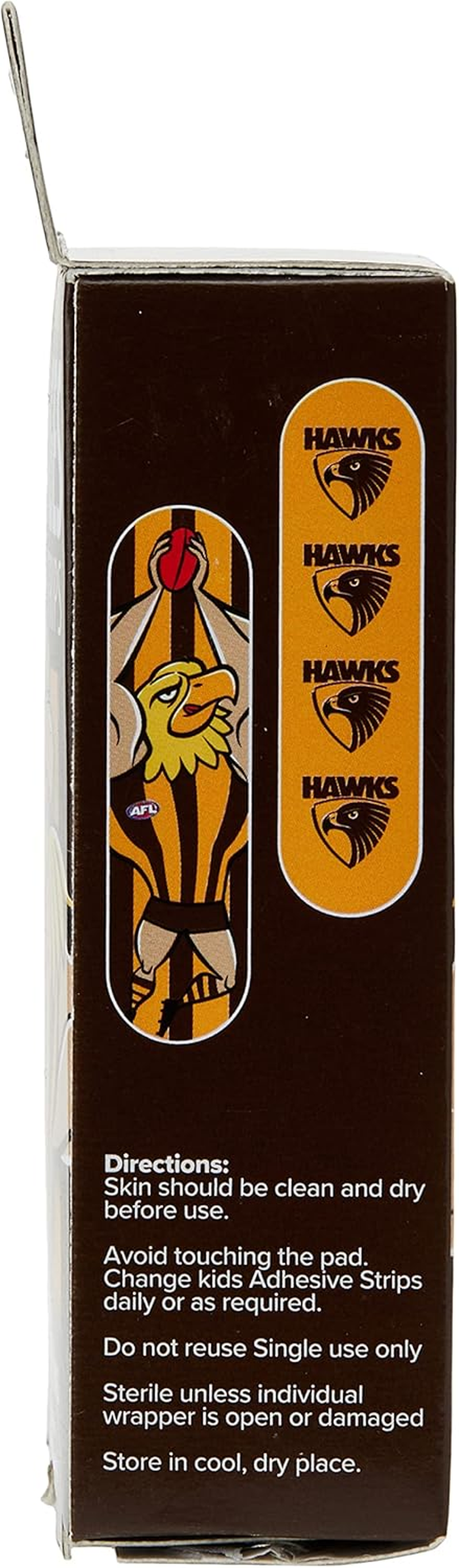 AFL Hawthorn Mascot Adhesive Bandages (Pack of 20)