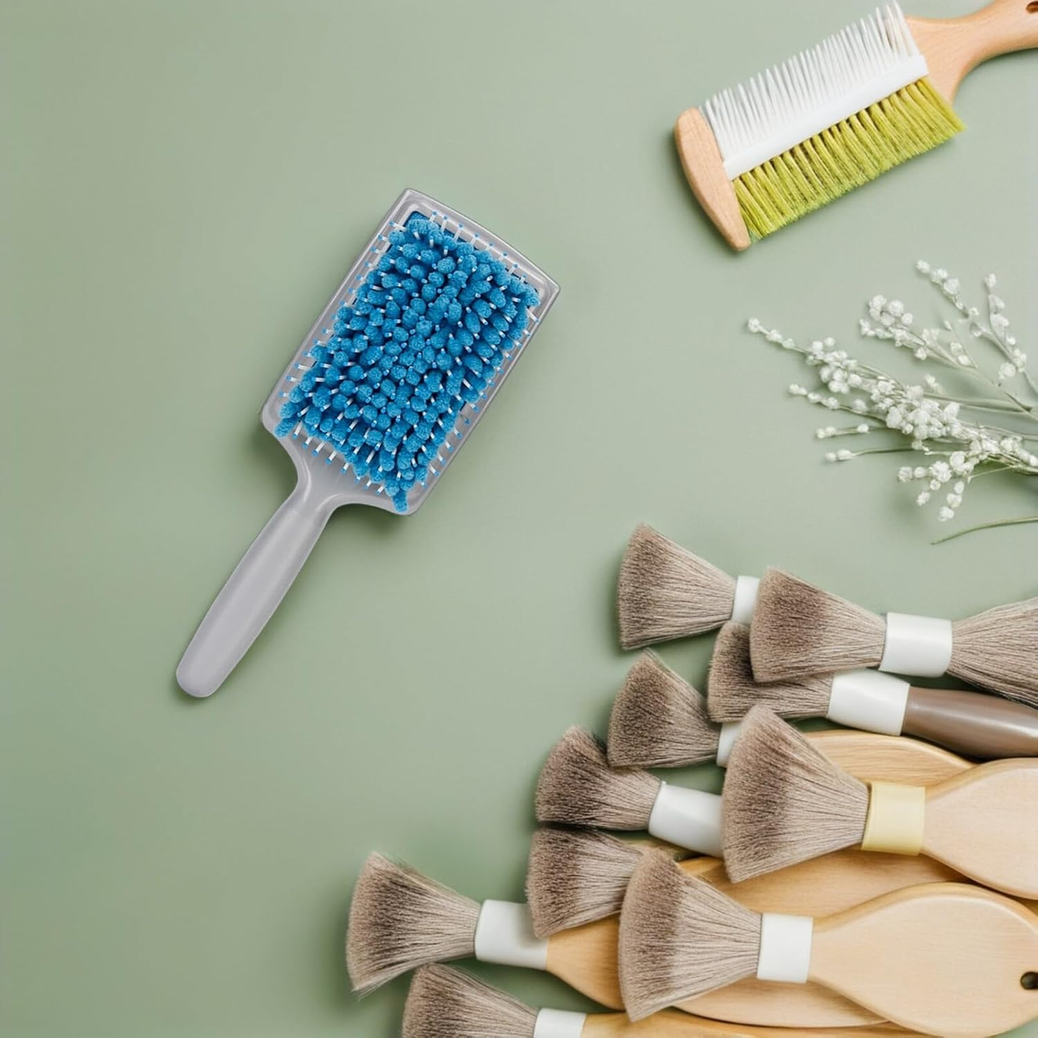 Ipetboom Hair Brush Dryer Absorbent Microfiber Bristles Fast Drying Comb Hair Drying Brush Ergonomic Handle for Comfortable to Hold image number 4