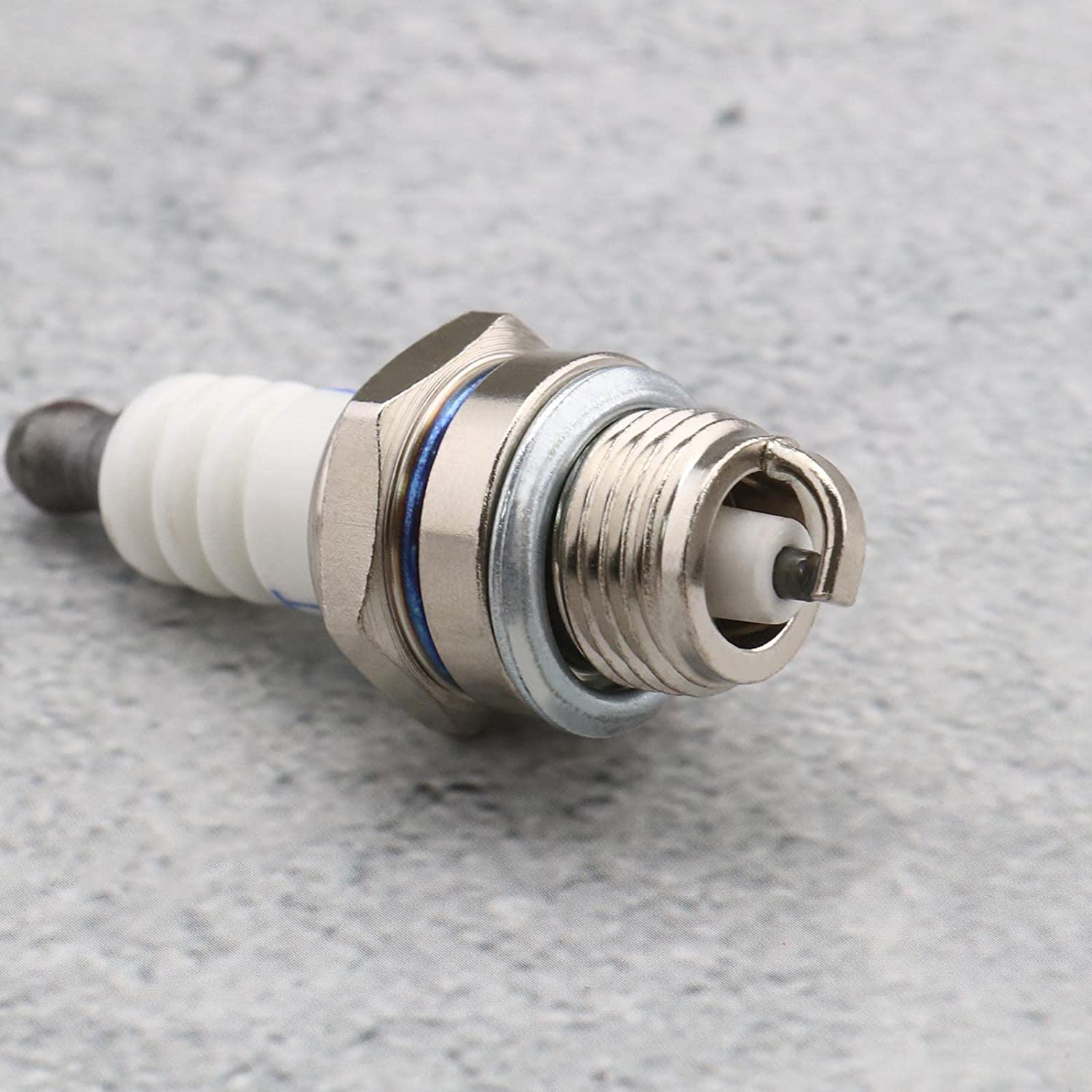 Air Fuel Filter Spark Plug Kit 4140-124-2800 Compatible with Stihl FS38 FS45 FS46 FS55 HS45 FC55 Lawn Mower Replacement Parts image number 1