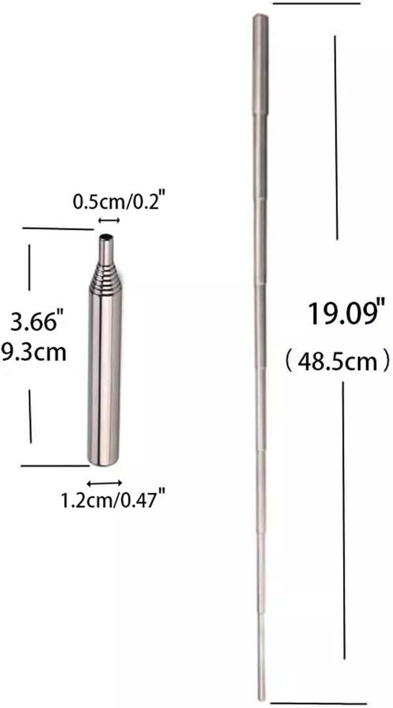 Telescopic Fire Blow Tubes Folded Fire Blowers Bellows for Camping Gears Barbecue Picnics Hiking