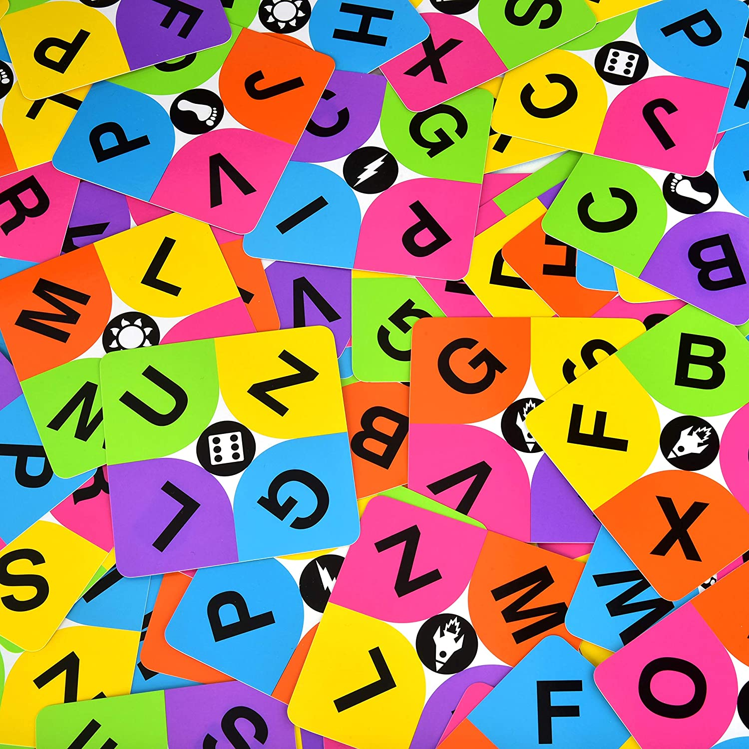 TENZI Itzi-Fast, Fun Creative Word Game-Be the First to Match Your Letter to the Card-Family Party Game for Ages 8+,Multicolor image number 3