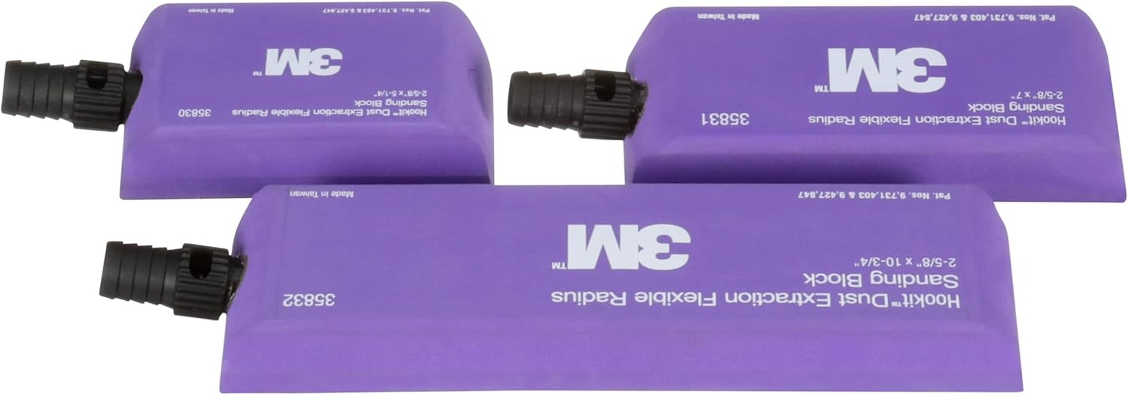 3M&trade; Hookit&trade; Dust Extraction Flexible Radius Sanding Block Kit 35833 image number 5