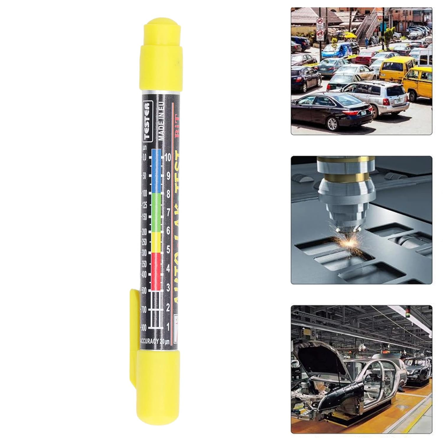 Paint Thickness Car Body Damage Detector Pen Type Paint Coating Tester Car Coating Test Pen Magnetic Tip for Automobile image number 6