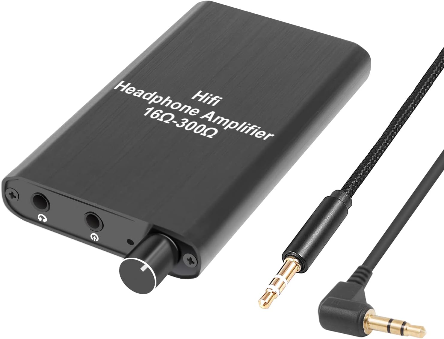 Headphone Amplifier, Portable Headphone Amp 3.5Mm Stereo Audio Out， Powered Dual-Output with Lithium Battery and 2-Level Boost，Headphone Amplifier for Iphone, Ipod, Ipad，Mp3，Mp4 and Computers image number 2