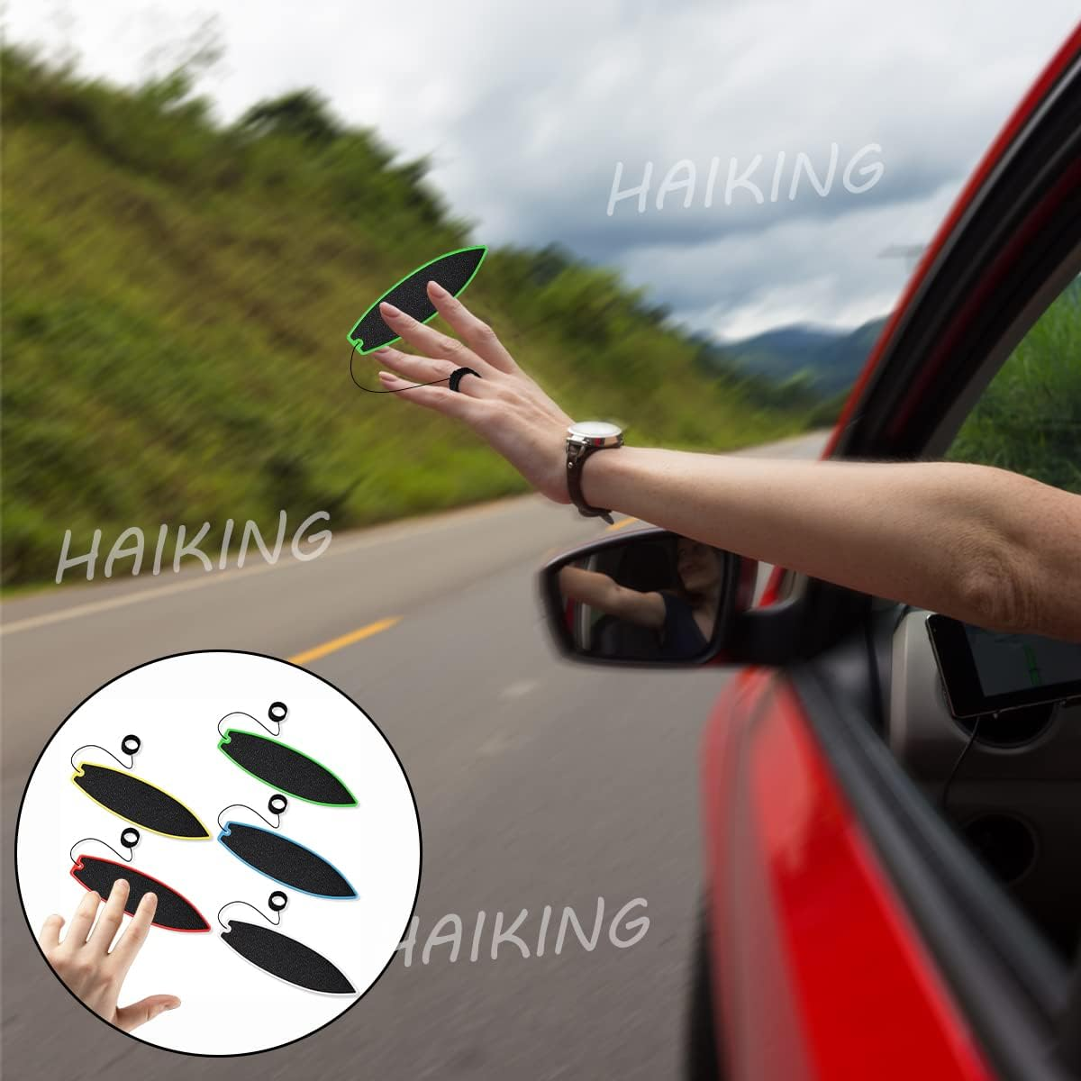 Mini Surfboard, 5 Pcs Finger Surf Boards for Boys and Girls Hone Surfer Skills, Surf Anywhere Anytime, Birthday Gift (5 Colors)