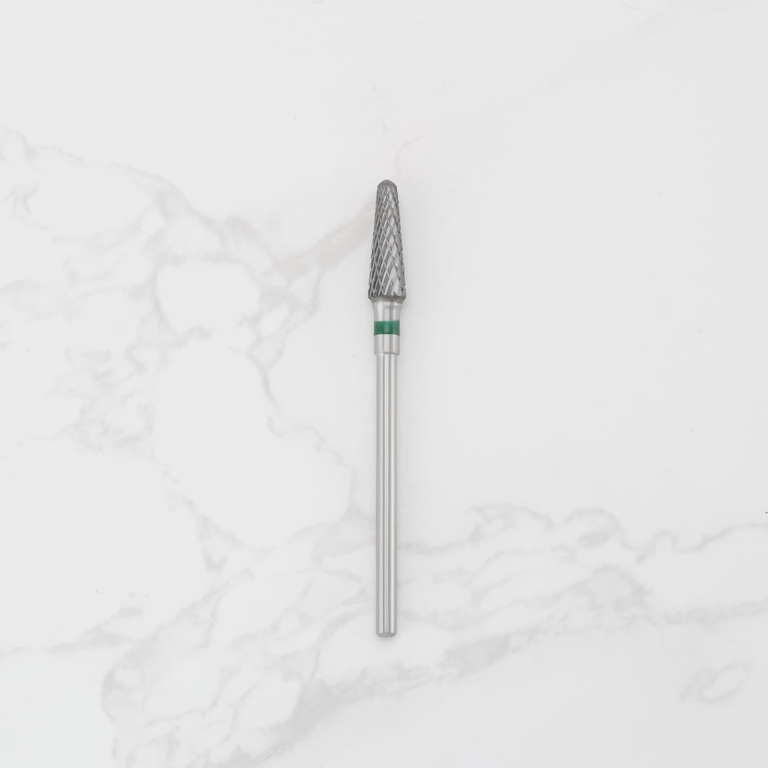 Milling Cutter Bit Hard Metal Milling Cutter 2.35Mm Manicure Drill Bit Beauty Nail Drill Electric Manicure for Remove Gel Cuticles and Panel (Green C Coarse Teeth) image number 3