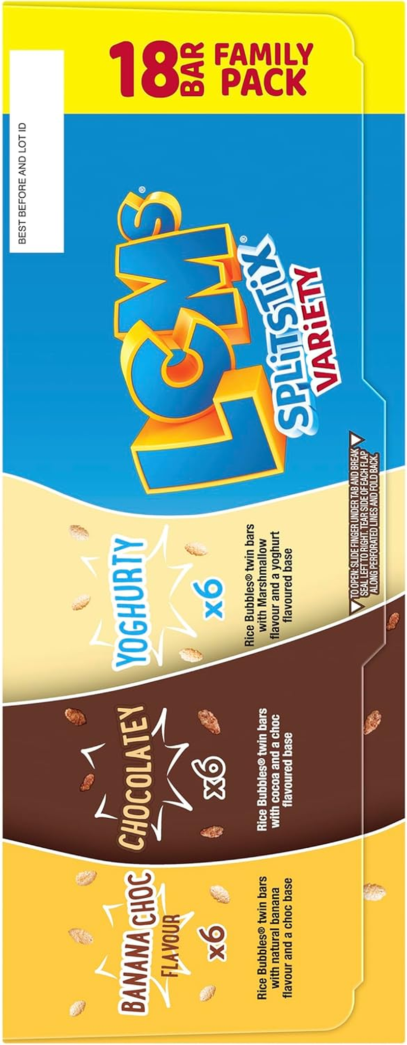Kellogg'S Lcm'S Split Stix Variety Snack Bars, 18-Pack image number 6