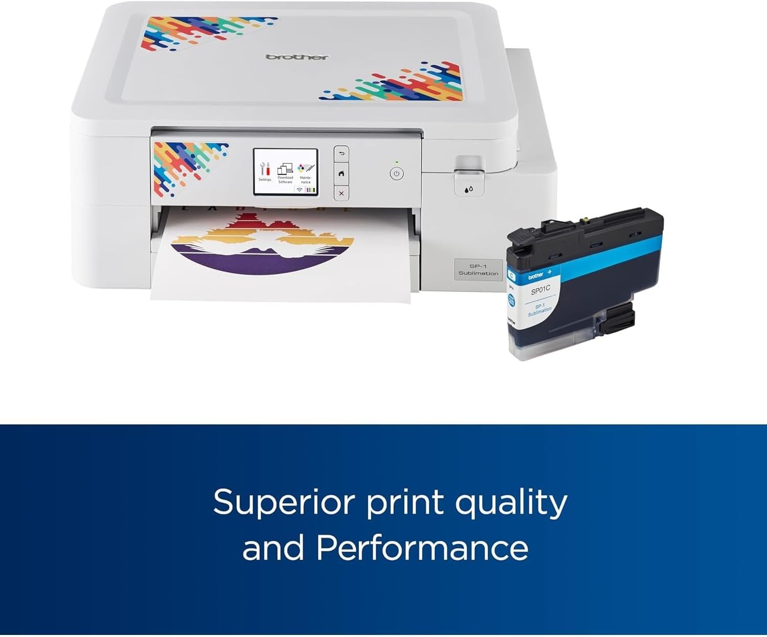 Brother Genuine Sublimation Ink Cartridge Cyan image number 5