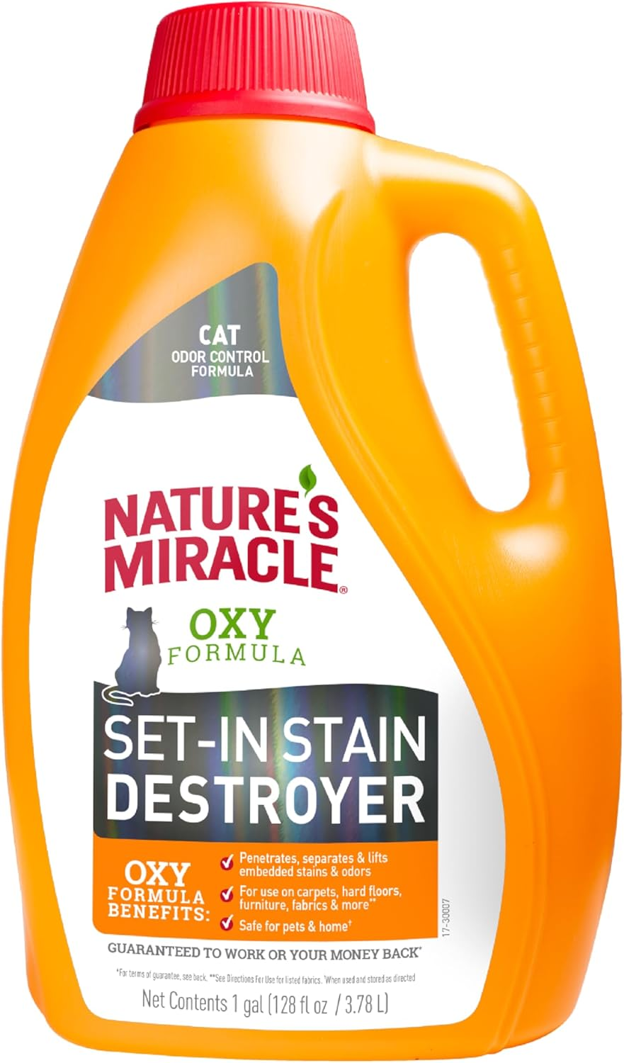 Nature'S Miracle Oxy Formula Set-In Stain Destroyer for Cat 3.78 Litre