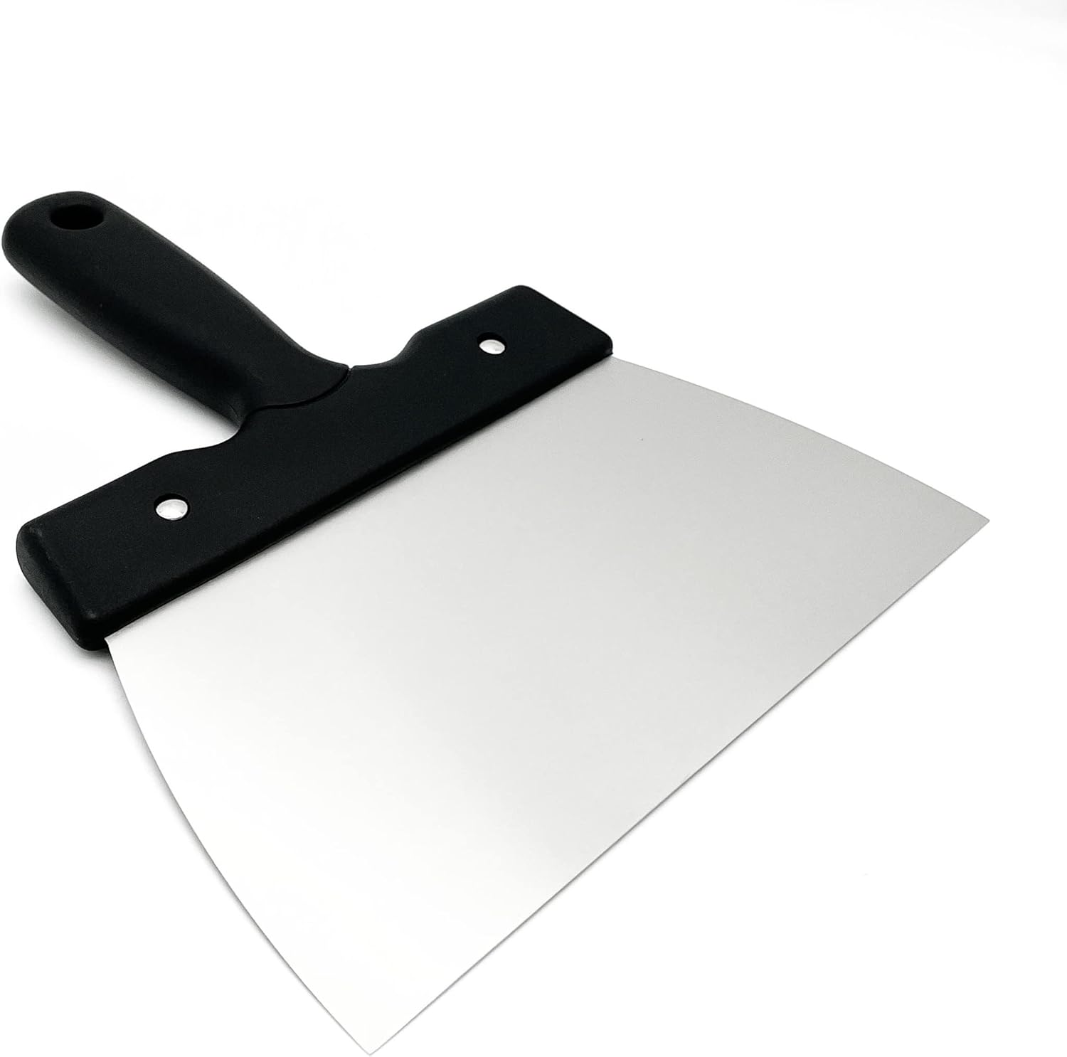 Coating Spatula for Chocolate Scraper Chocolate Thermostat Spatula Stainless Steel Dough Scraper 7.9Inch (Large 20Cm) image number 1