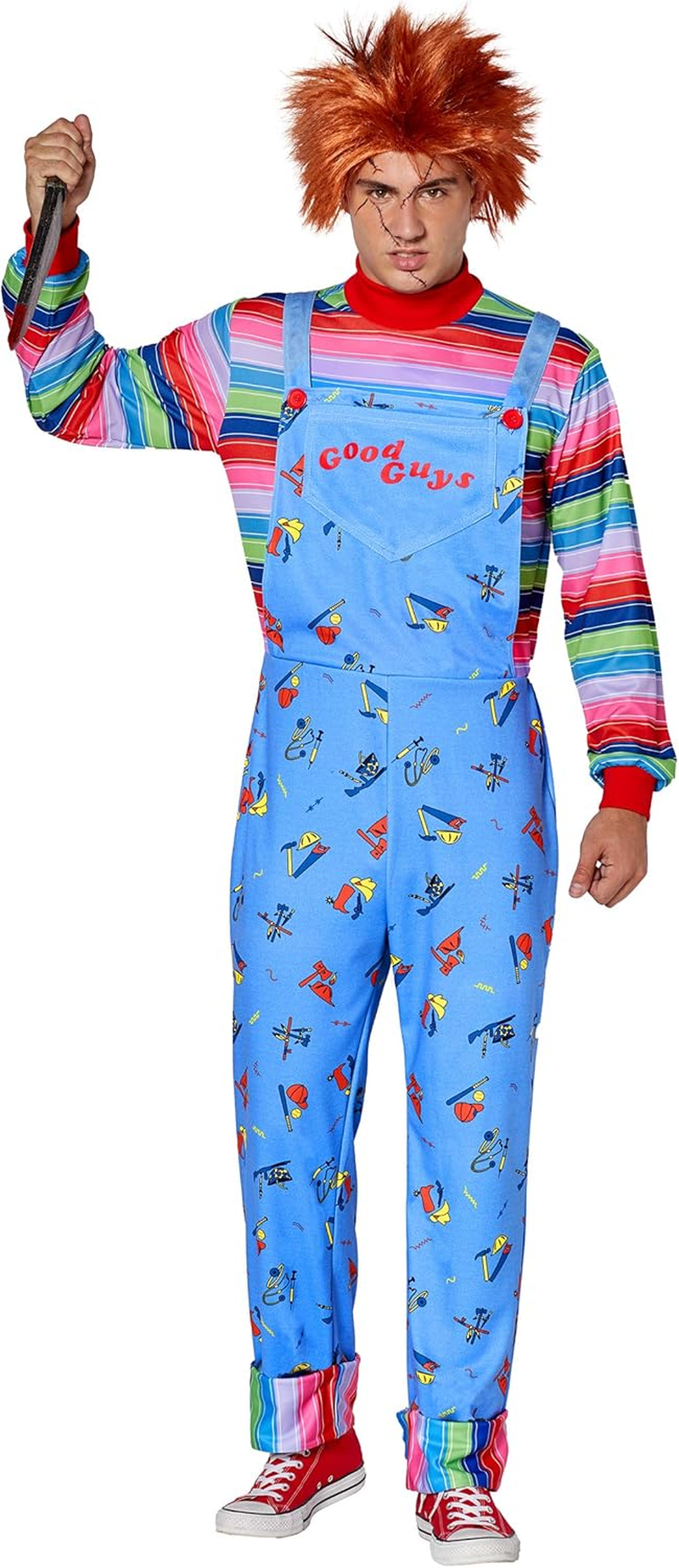 Spirit Halloween Child&rsquo;S Play Adult Seed of Chucky Costume | Officially Licensed | Horror Costume | Couple Costume image number 1