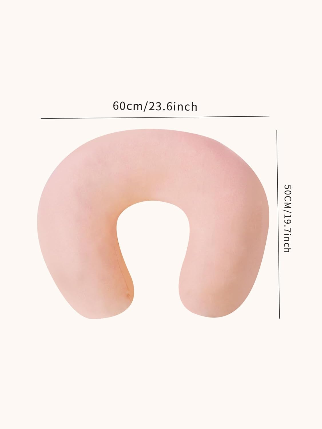 Nursing Pillow for Breastfeeding Ergonomic Nursing Essentials for Bottle and Breastfeeding, with Removable Nursing Pillow Cover, Machine Washable,Maternity Pillow（Pink） image number 4