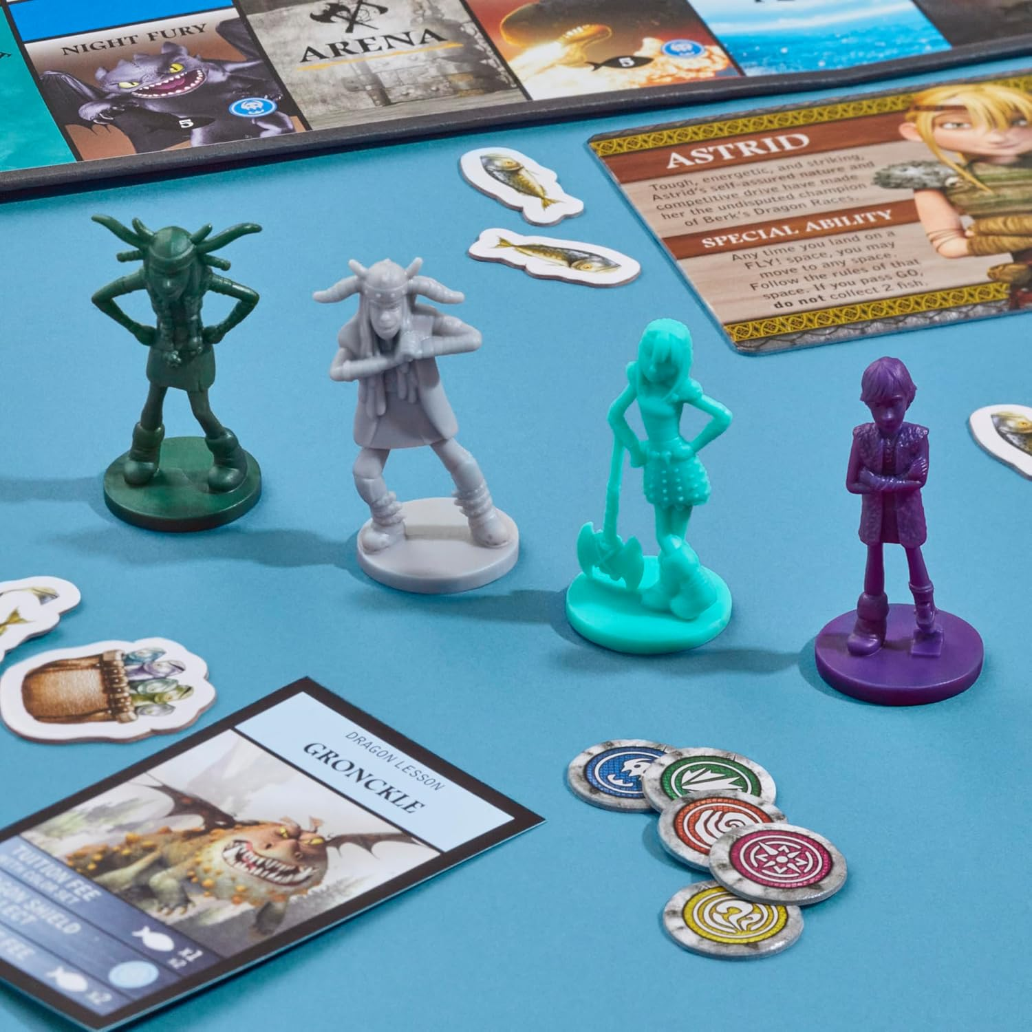 Hasbro Gaming Dreamworks How to Train Your Dragon Edition Monopoly Board Game | Ages 8+ | 2 to 4 Players | 45 Mins. | Fun Family Games for Kids, Teens, and Adults | Kids Gifts image number 4