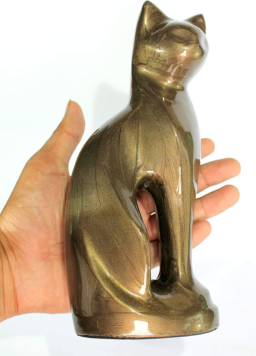 Esplanade- Cat Kitten Shape Cremation Urn | Memorial Funeral Burial Full-Size Urn for Ashes| image number 3