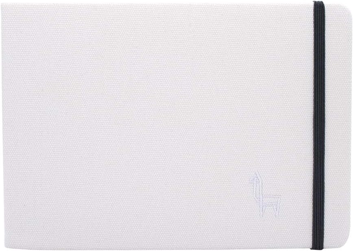 Etchr Mixed Media Sketchbooks for Drawing and Painting I A5 5.8X8.3In Hot Press Smooth 100 Percent Cotton Sketch Watercolor Paper I Vegan Friendly I 54 Pages Landscape Format