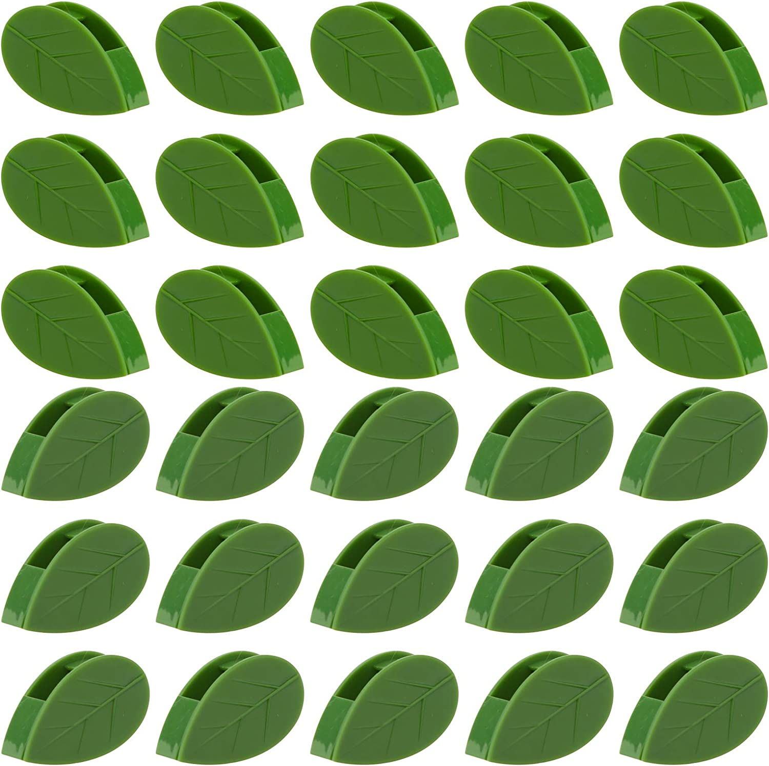 SAVITA 30PCS Plant Climbing Wall Fixture Clips Self-Adhesive Plant Wall Fixer Clip Invisible Leaf Shaped Vines Holder for Home Decoration and Wire Fixing Cable Organizer image number 5