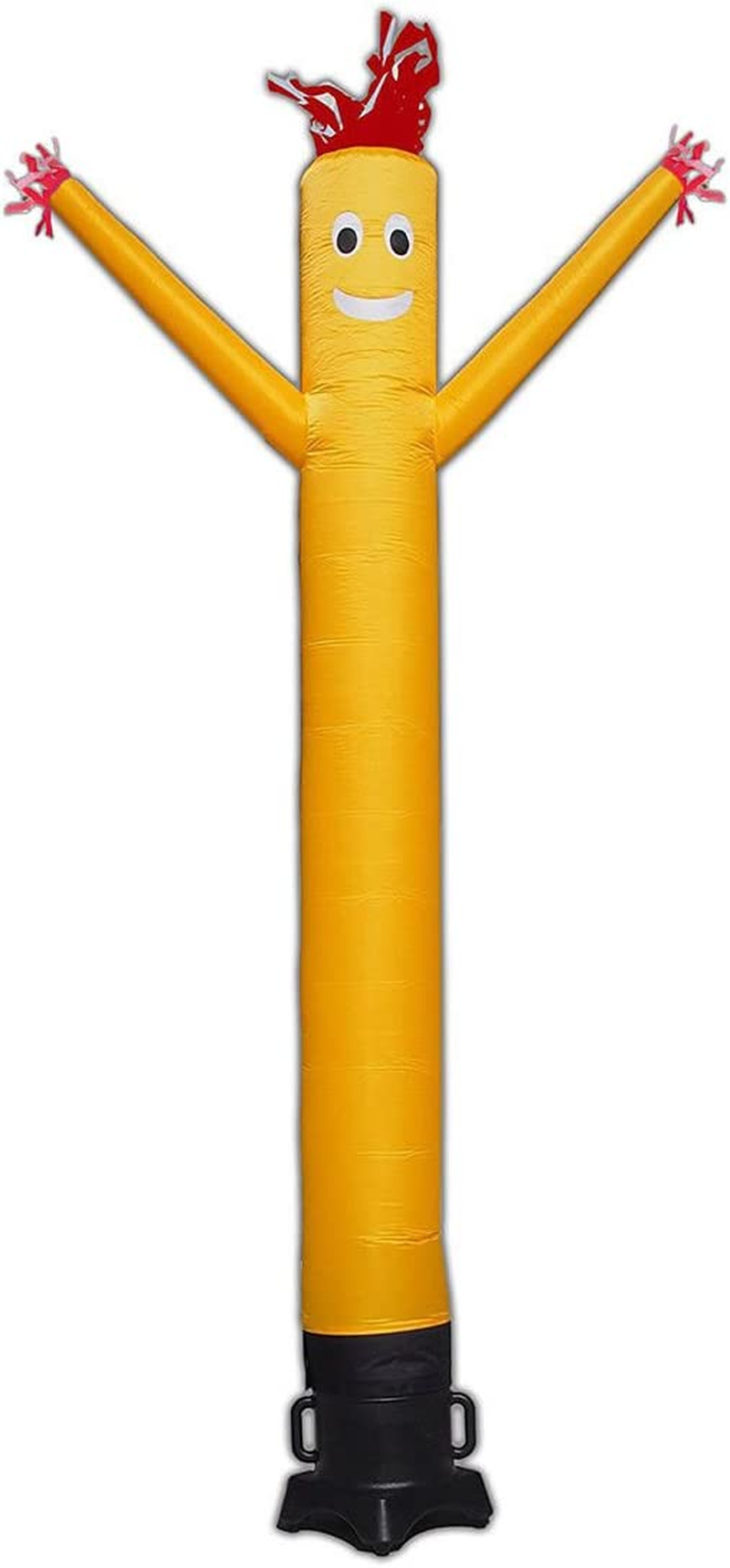 20Ft Inflatable Dancer Wind Dancer Tube Man Cartoon Air Puppet Outdoor Sky Dancing Man for Advertising (No Blower)(Yellow) - Cactus image number 4