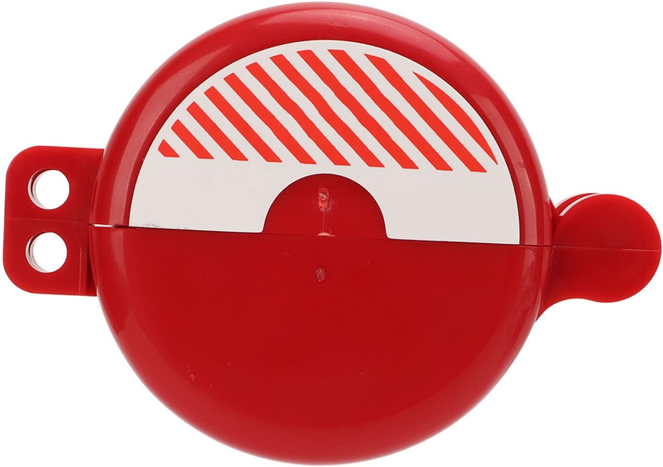 Joyzan Gate Valve Lockout, Valve Lockout Device Red Safety Lock Tagout Pressurized Gas Valves Plastic for Various Oxygen Storage Tanks Professional and Industrial Outdoor Use Water Spigot Faucet Locks