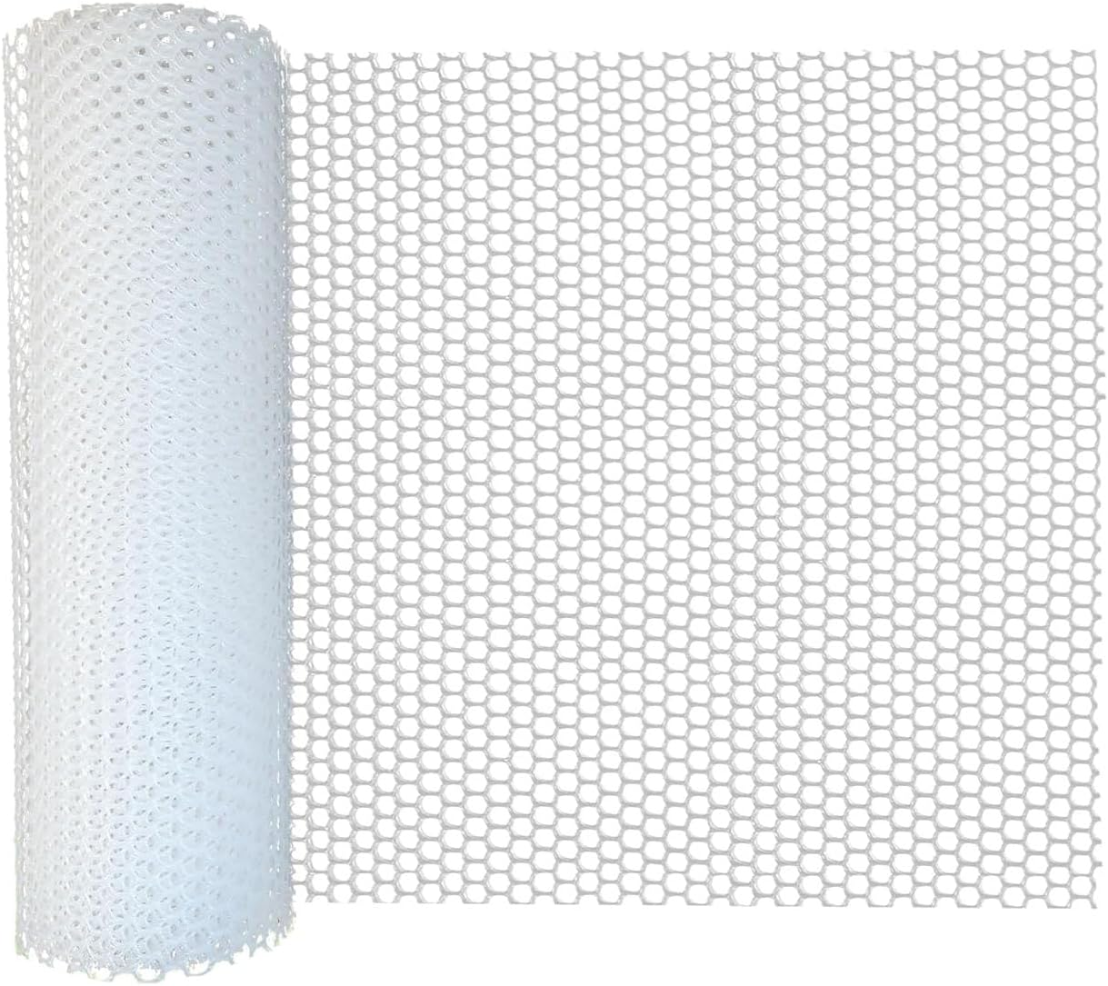 Upgraded Chicken Wire Fence Mesh - 40CM X 500CM Black/Green/White Colors Hexagonal Fencing for Gardening Poultry Netting, Floral Roll (Green)