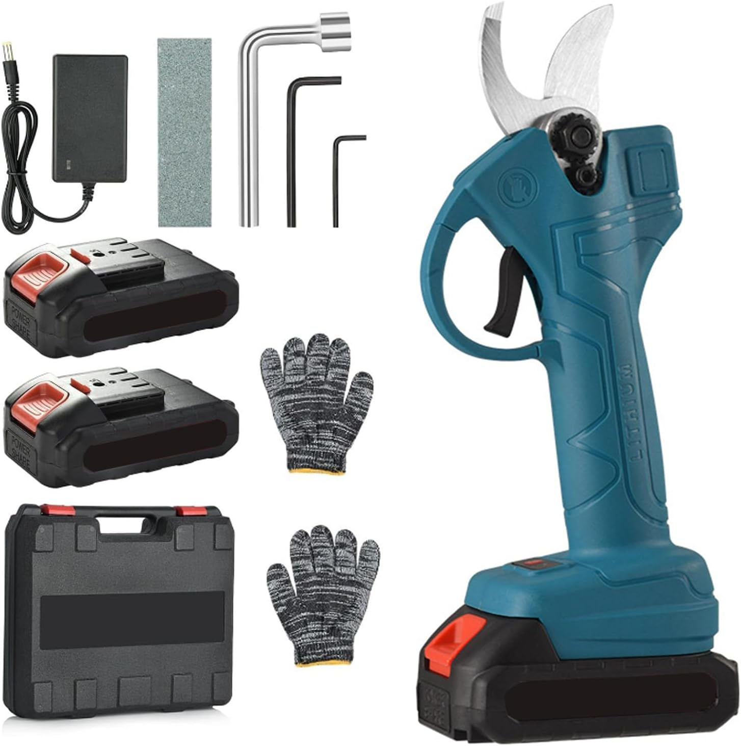 Cordless Pruning Shears Professional Electric Secateurs with SK7 Sharp Carbon Steel Blade Rechargeable Lithium - Ion Batteries Fit for Makita image number 1