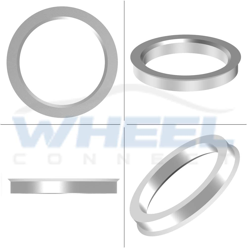 WHEEL CONNECT Hub Centric Rings, 71.5 to 56.1 Set of 4, Aluminium Alloy Hubrings 56.1 to 71.5, O.D:71.5Mm I.D 56.1Mm. A image number 1