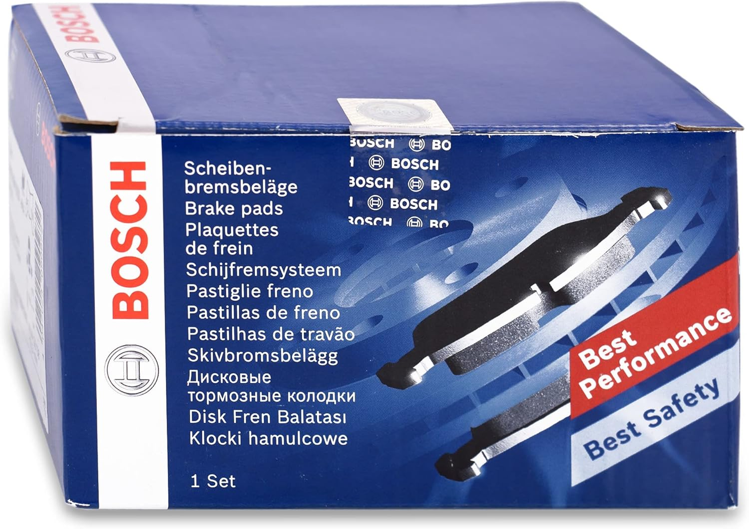 BOSCH BP1505 Blue Line Front Brake Pad Set Fits VW Golf VII 5G1 2012-2022 (May Also Fit Other Vehicle Applications) image number 5