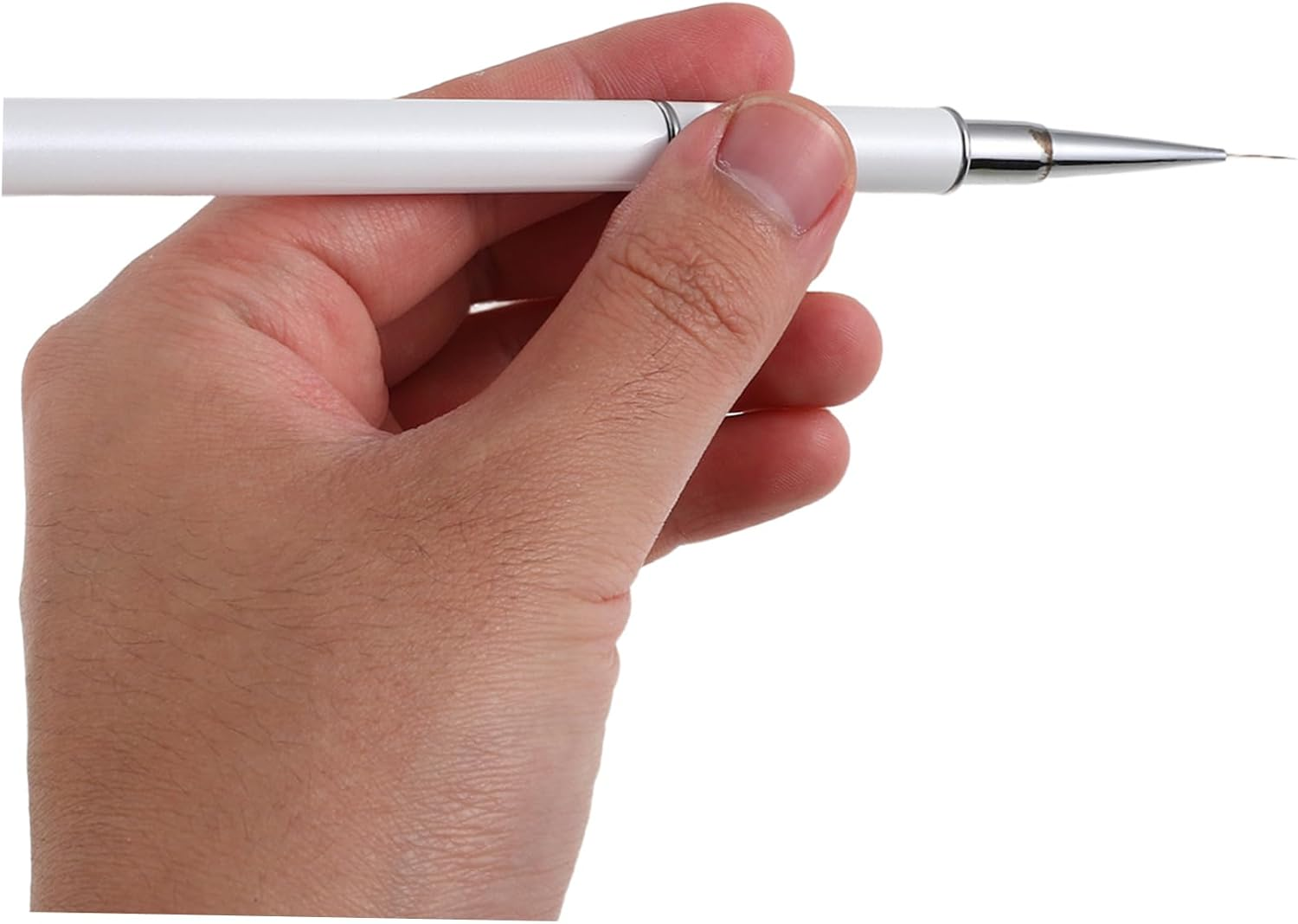 3Pcs Double Ended Nail Art Brushes Fine Detail Liner Pens for Precise Line Drawing and Gradient Effects Versatile Nail Brush Tools for Salon and Personal Manicure Designs - Yellow image number 3