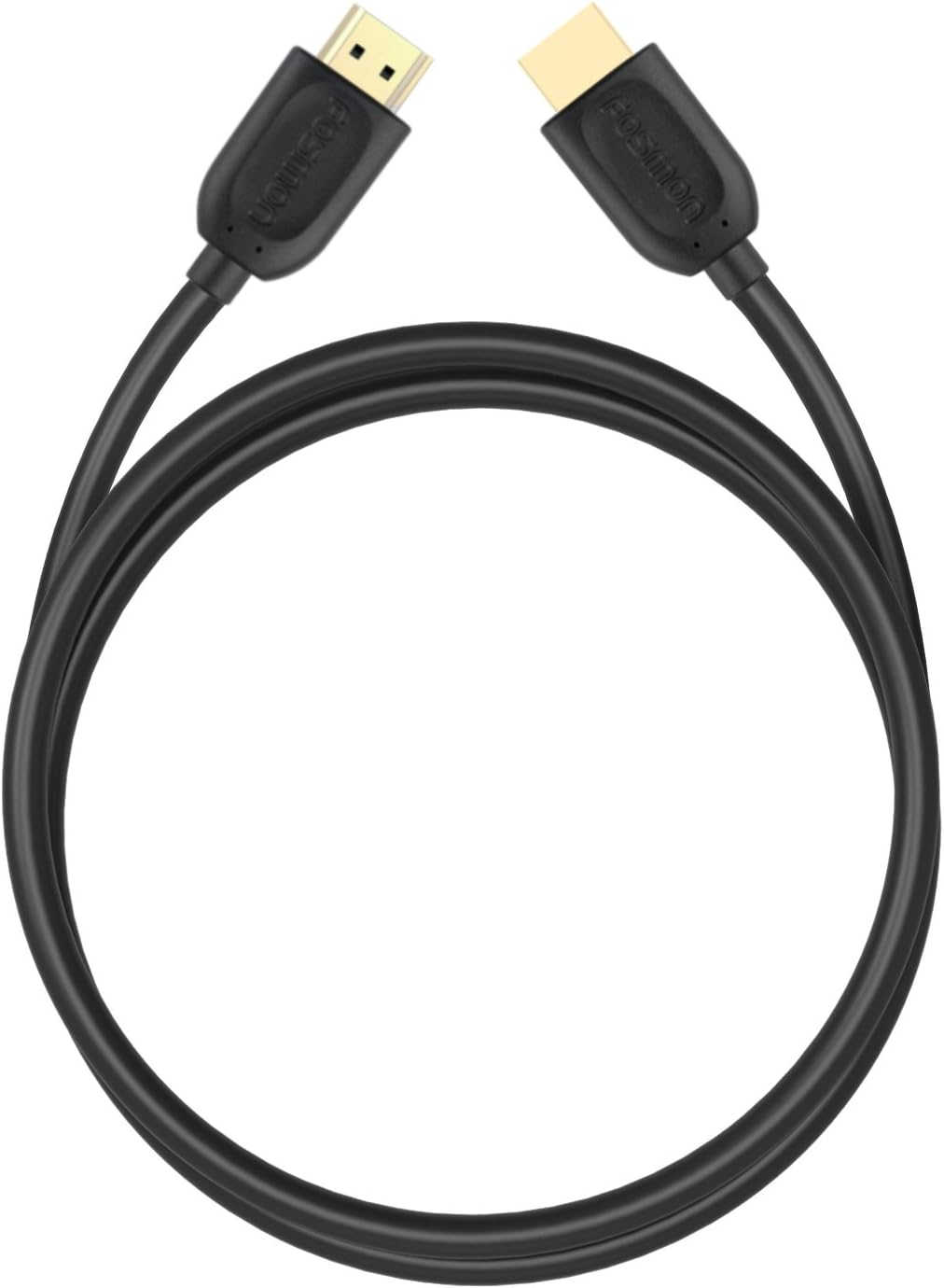 Fosmon 4K HDMI Cable 6FT/1.8M, HDMI 2.0 Cable 4K@60Hz/2160P Support 18Gbps, HDCP, 3D, ARC, Dolby Truehd, 30AWG Compatible with UHD TV, PC Monitor, Console