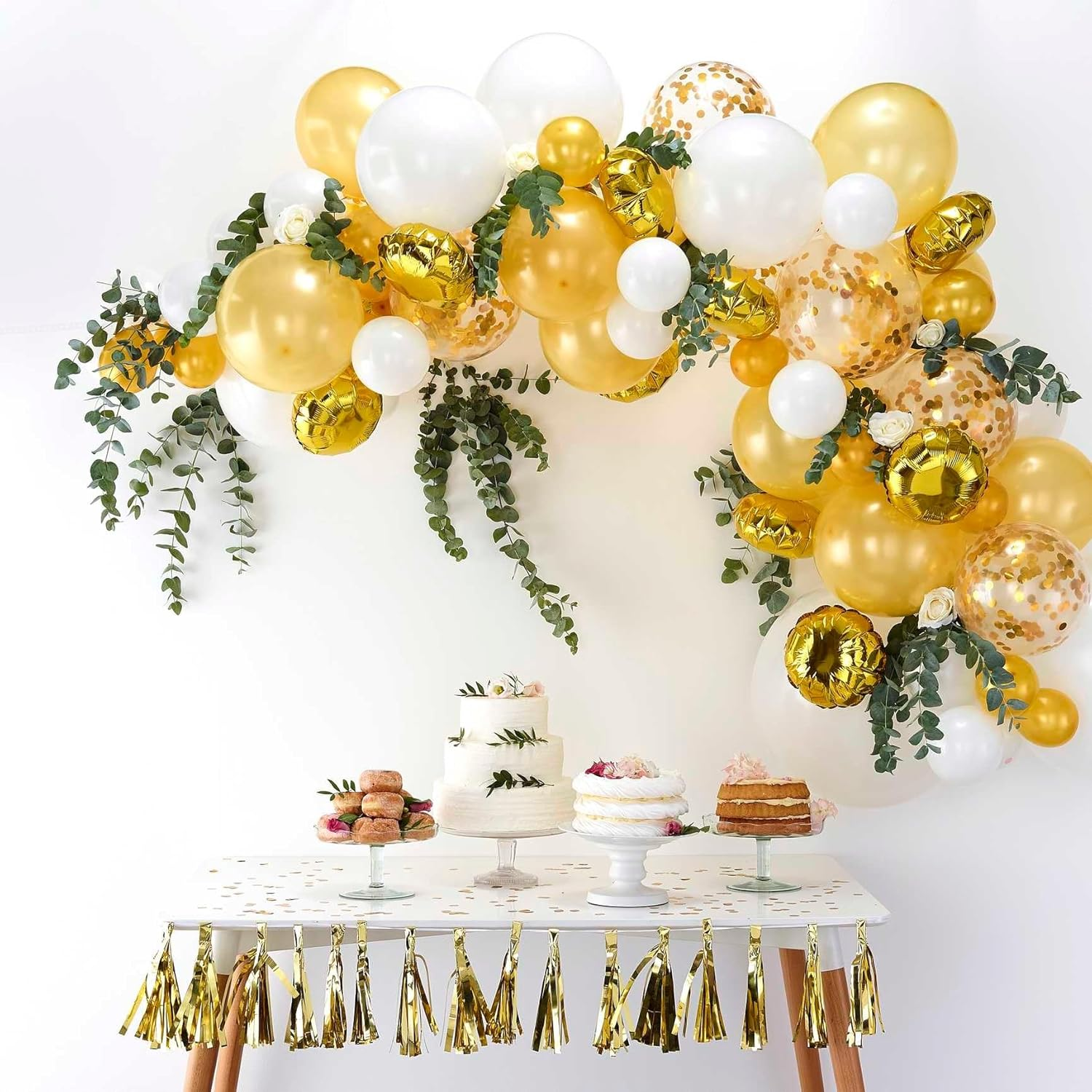Ginger Ray Balloon Arch 70-Pieces Kit, Gold image number 3