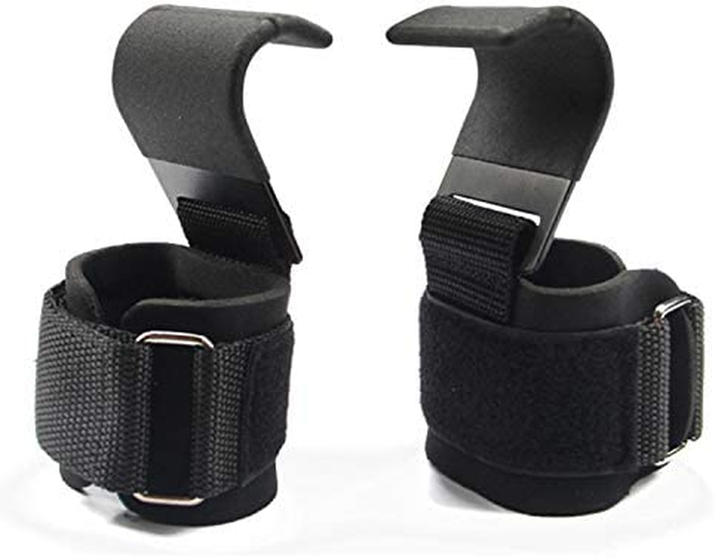 Weight Lifting Hooks Best Heavy Duty Lifting Wrist Straps Deadlift Straps Power Lifting Grips Weightlifting Gym Gloves 2Pc image number 5