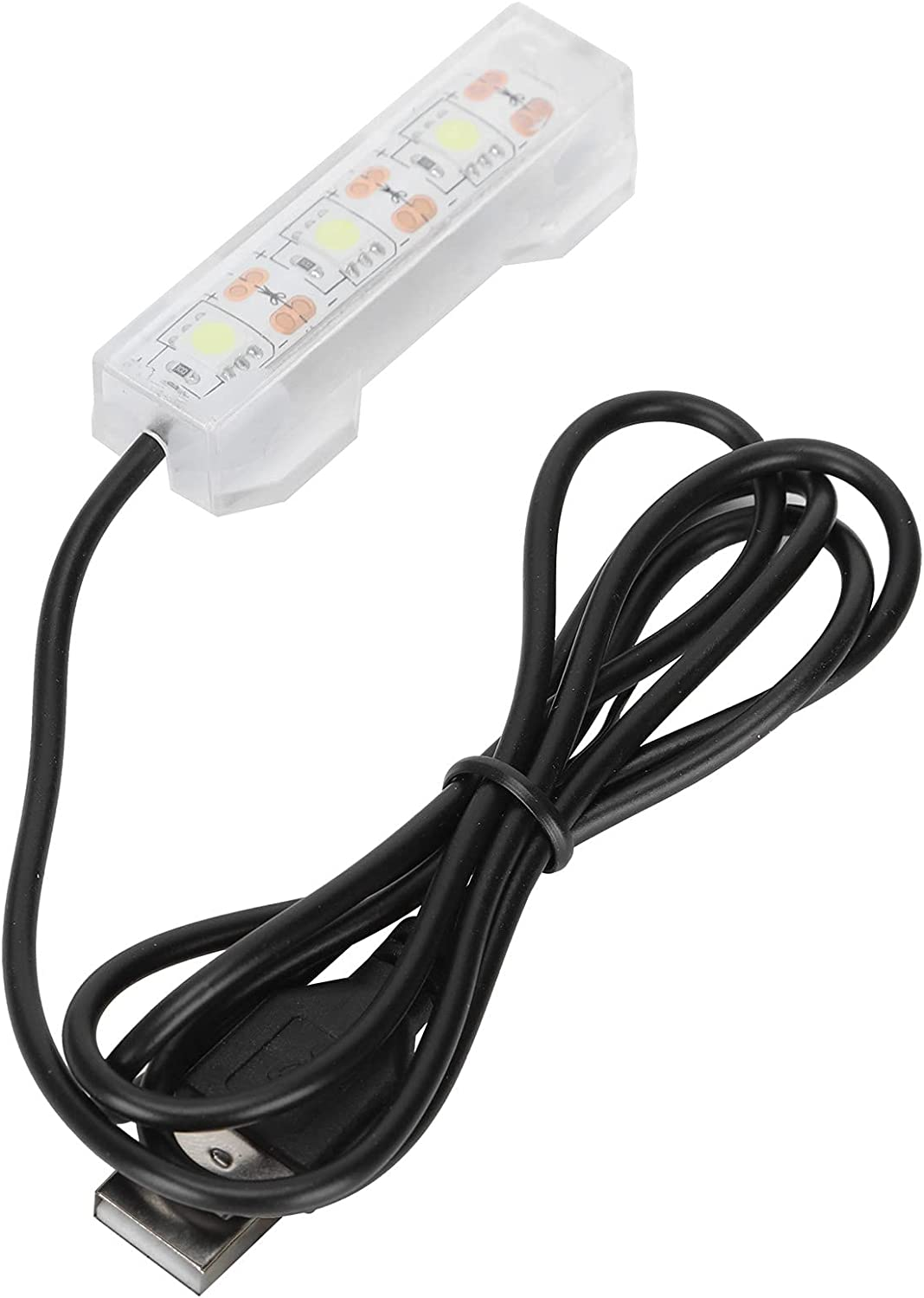 Aquarium LED Light, Small Aquarium Water Plant Light, Mini Decoration Soft LED Fish Light for Freshwater Plants, Office Desk image number 1